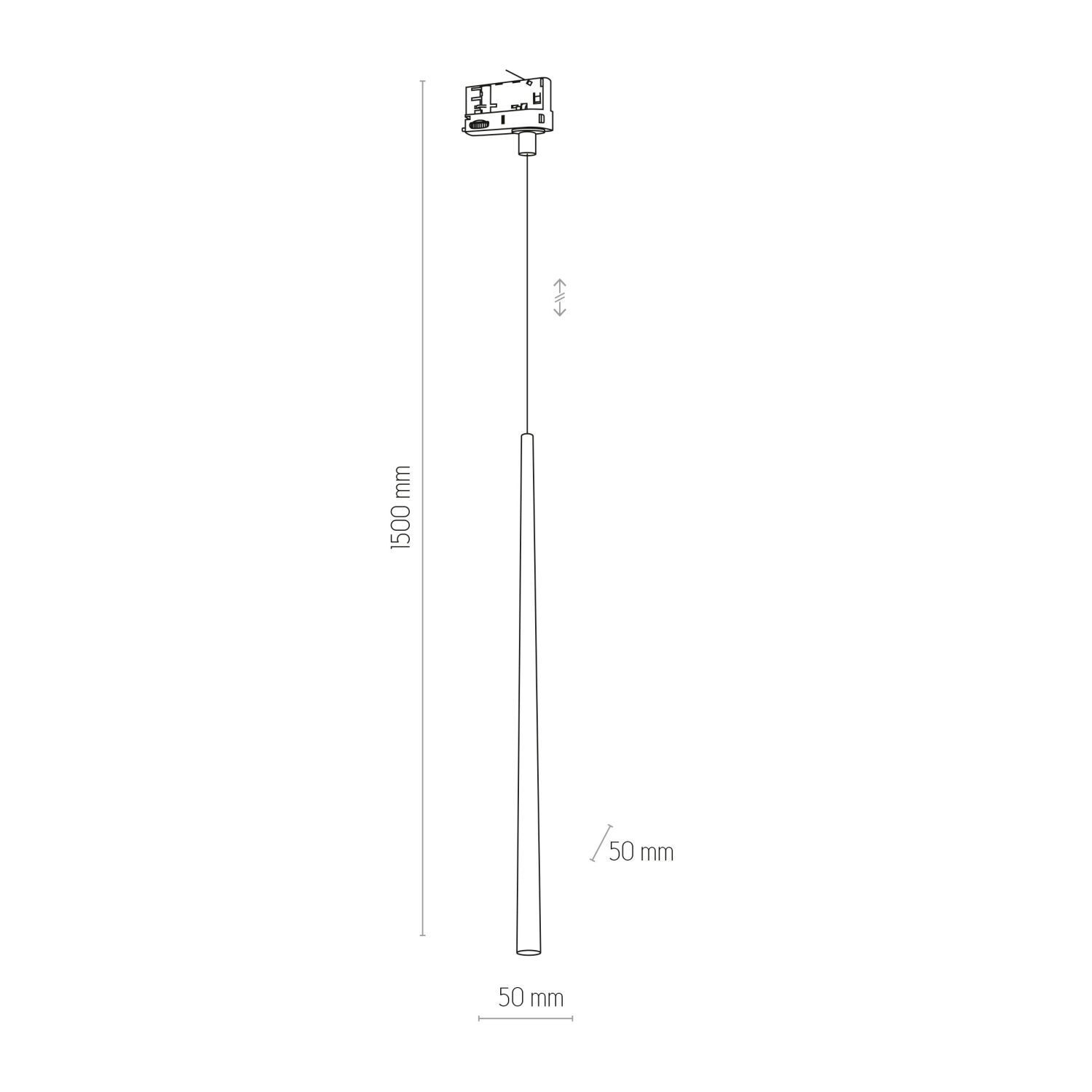 Pendelleuchte G9 Schwarz Metall L:8 cm akzentuiert