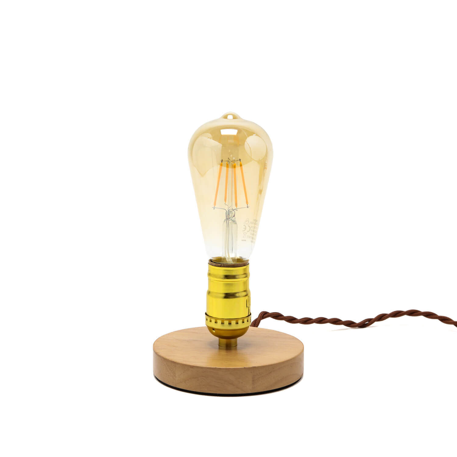 Dekorative Tischlampe EDISON Industrial Design rund