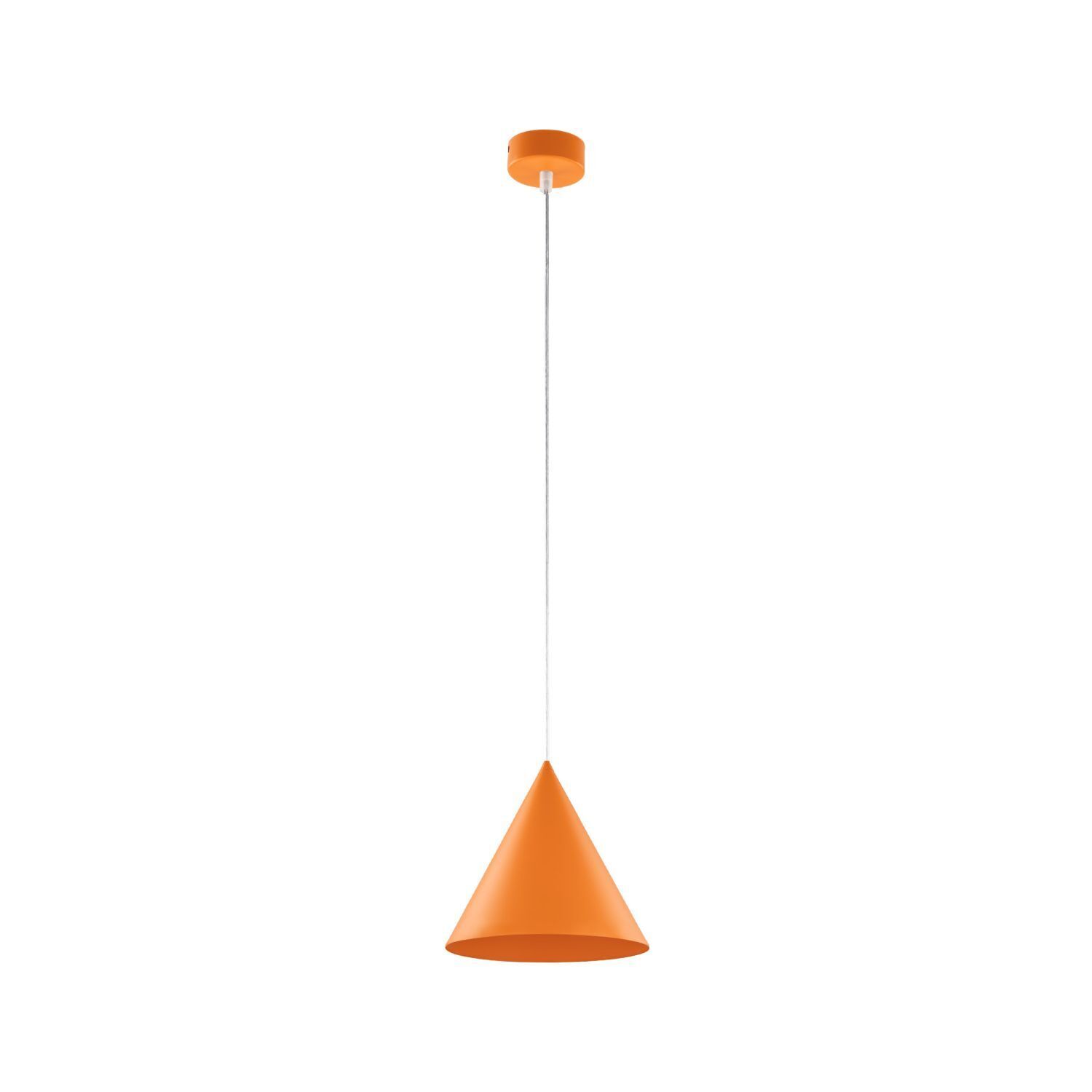 Pendelleuchte Metall Ø 19 cm verstellbar Orange E27