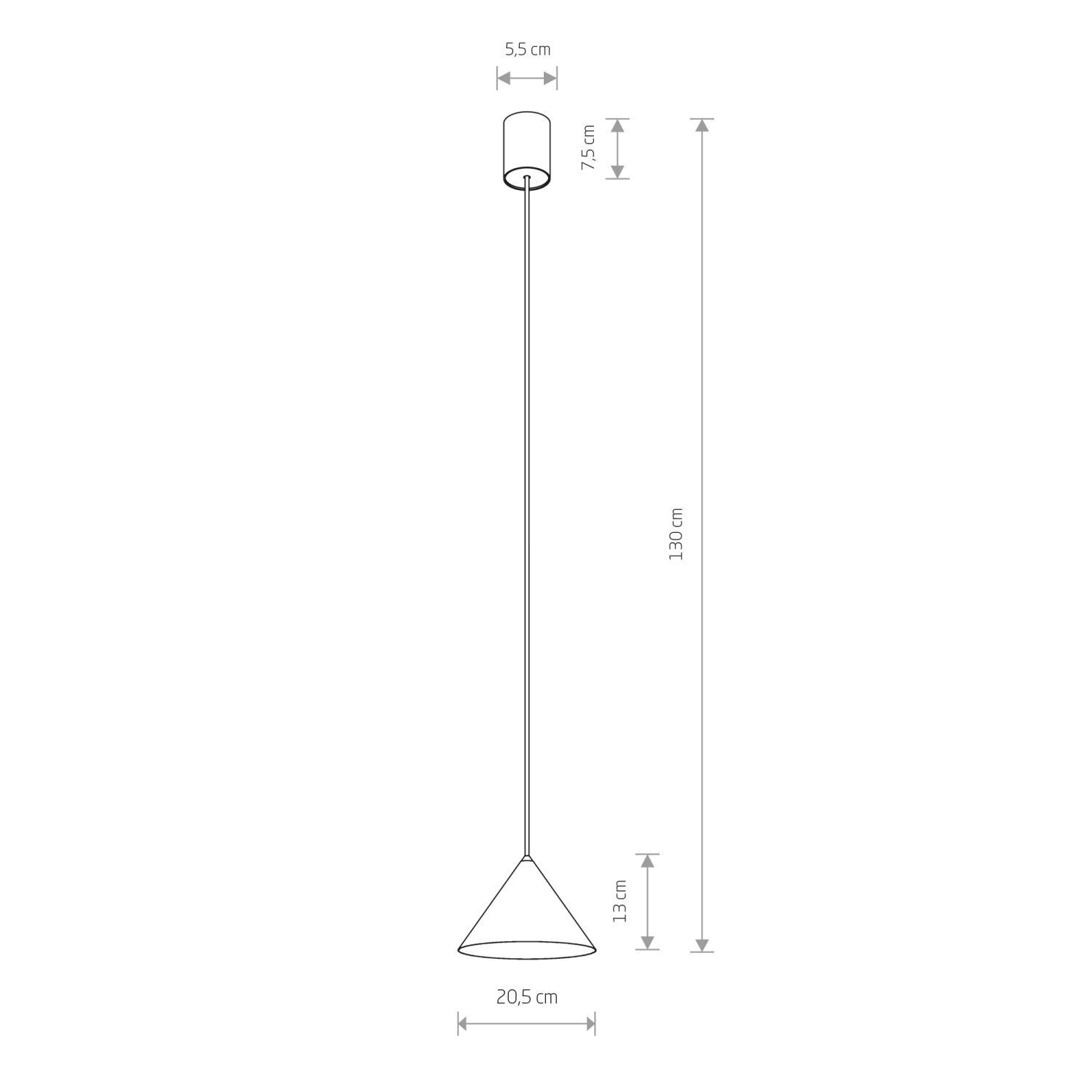 Hängelampe Grün GU10 Ø 20,5 cm Metall Retro Design