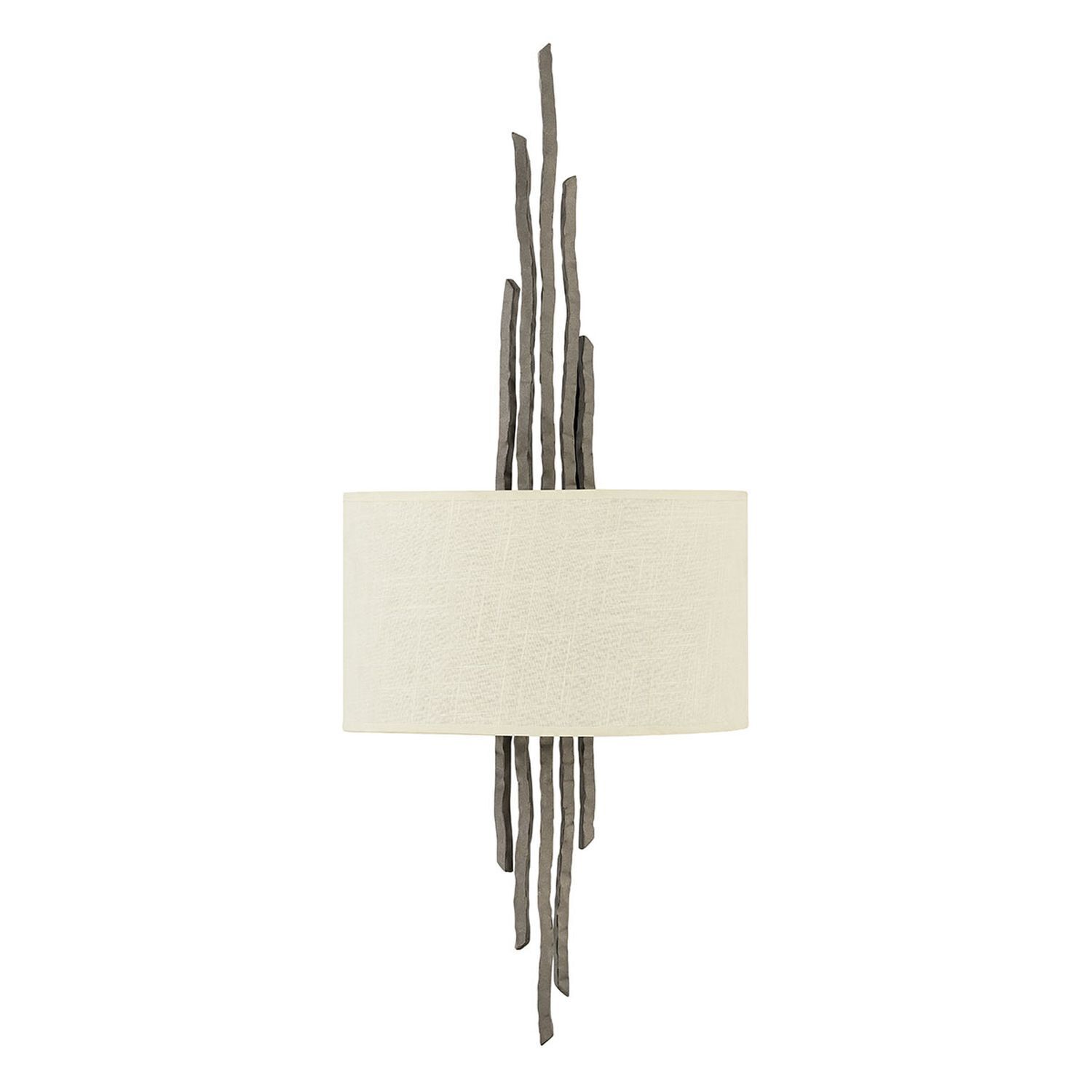 Wandleuchte PALINA Creme Bronze B:30cm 2xE14 Lampe