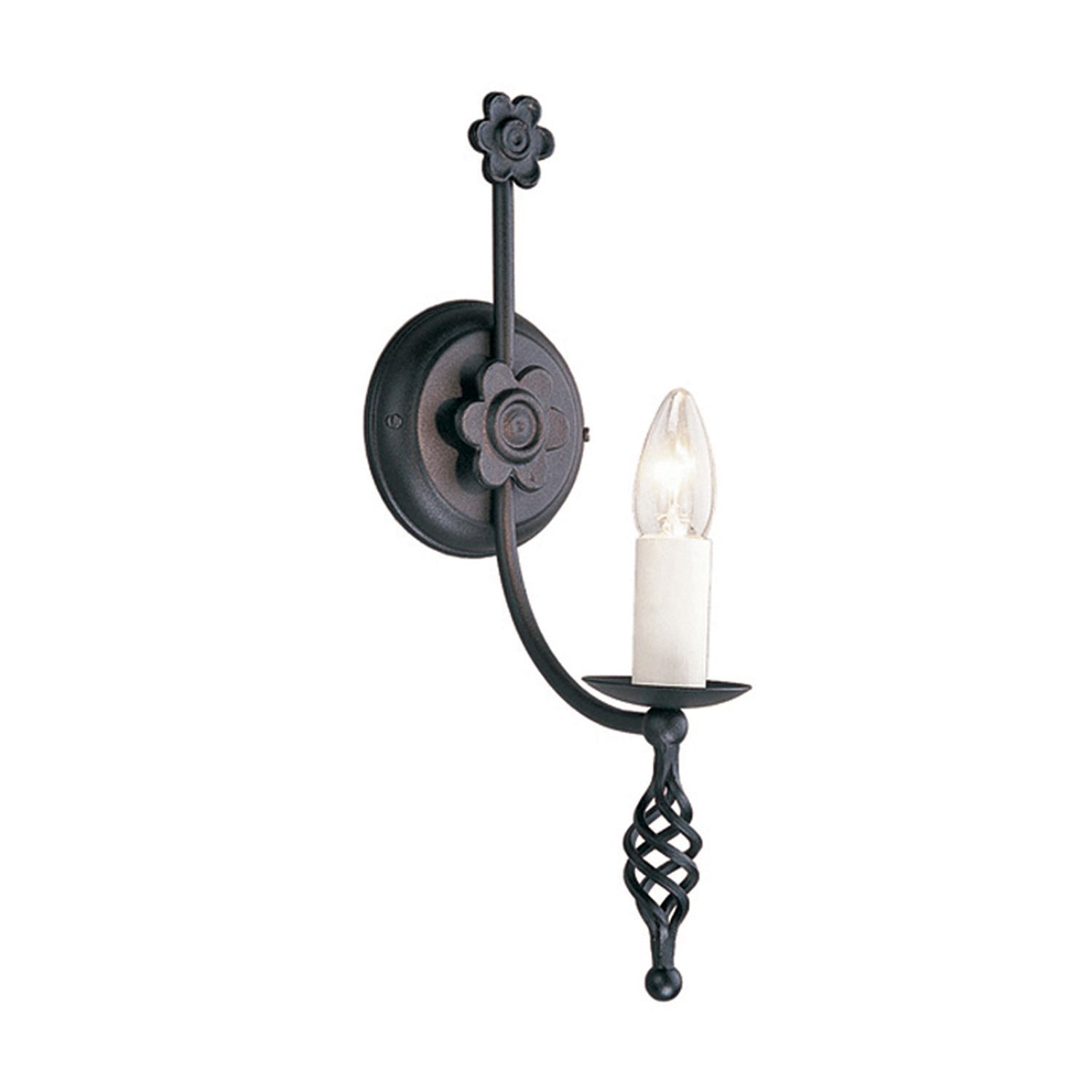 Wandlampe Schwarz Rustikal elegant Flur CAMELOT