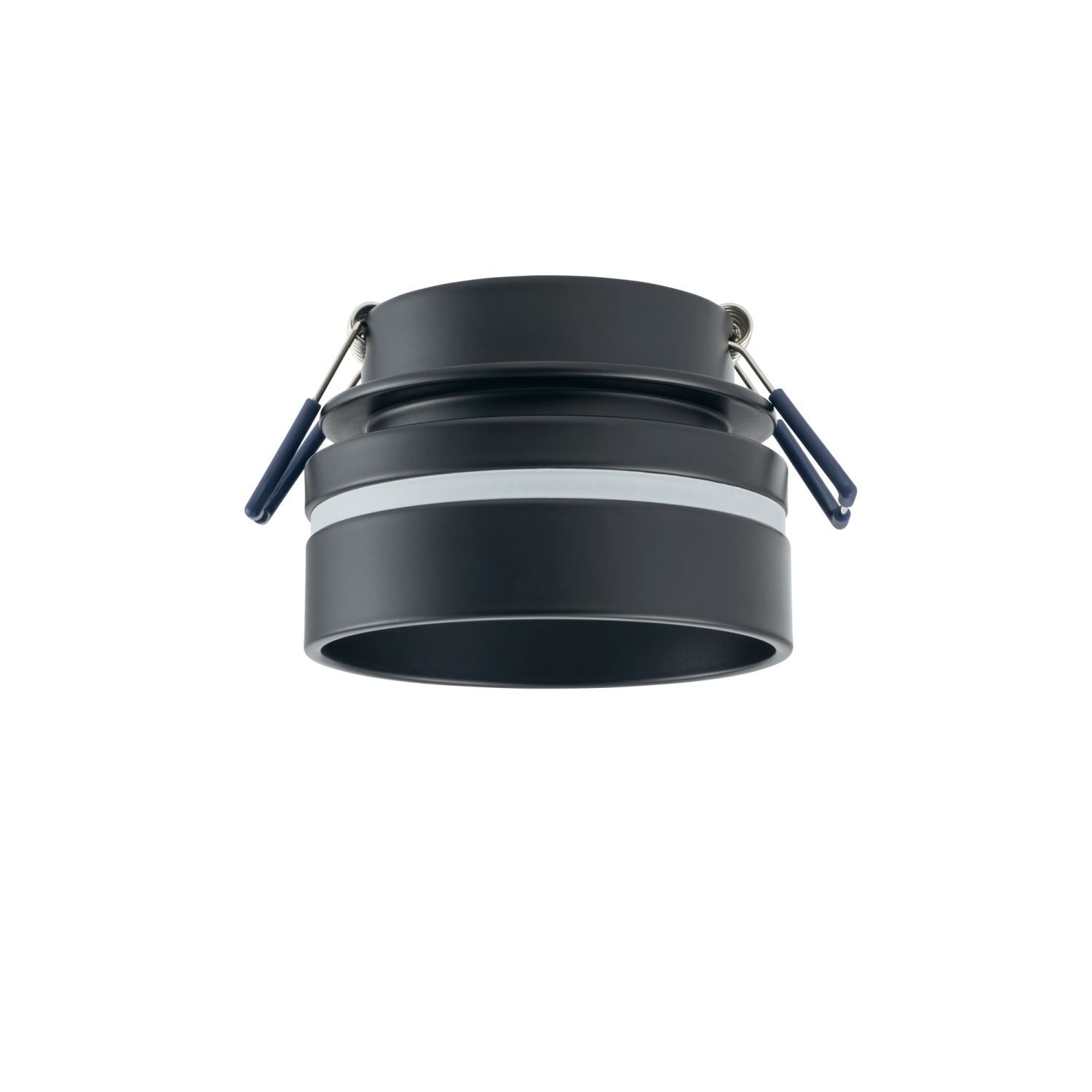 Einbaustrahler GU10 Ø 8 cm Schwarz Aluminium Modern