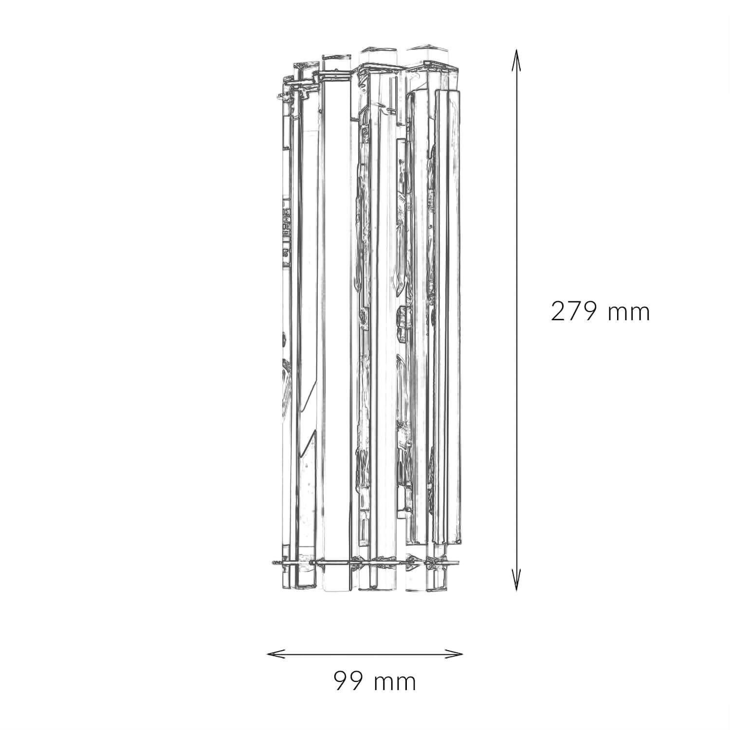 LED Badlampe Kristall Glas IP44 modernes Design