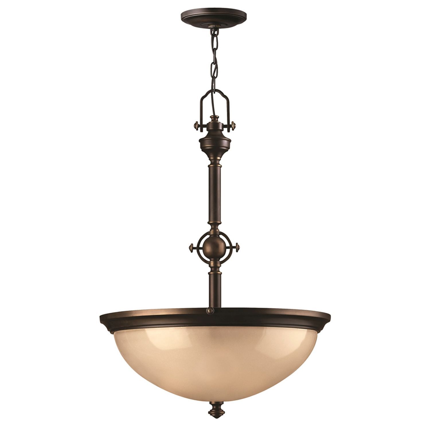 Pendelleuchte ANABELL 7 Bronze kürzbar Ø53cm Lampe