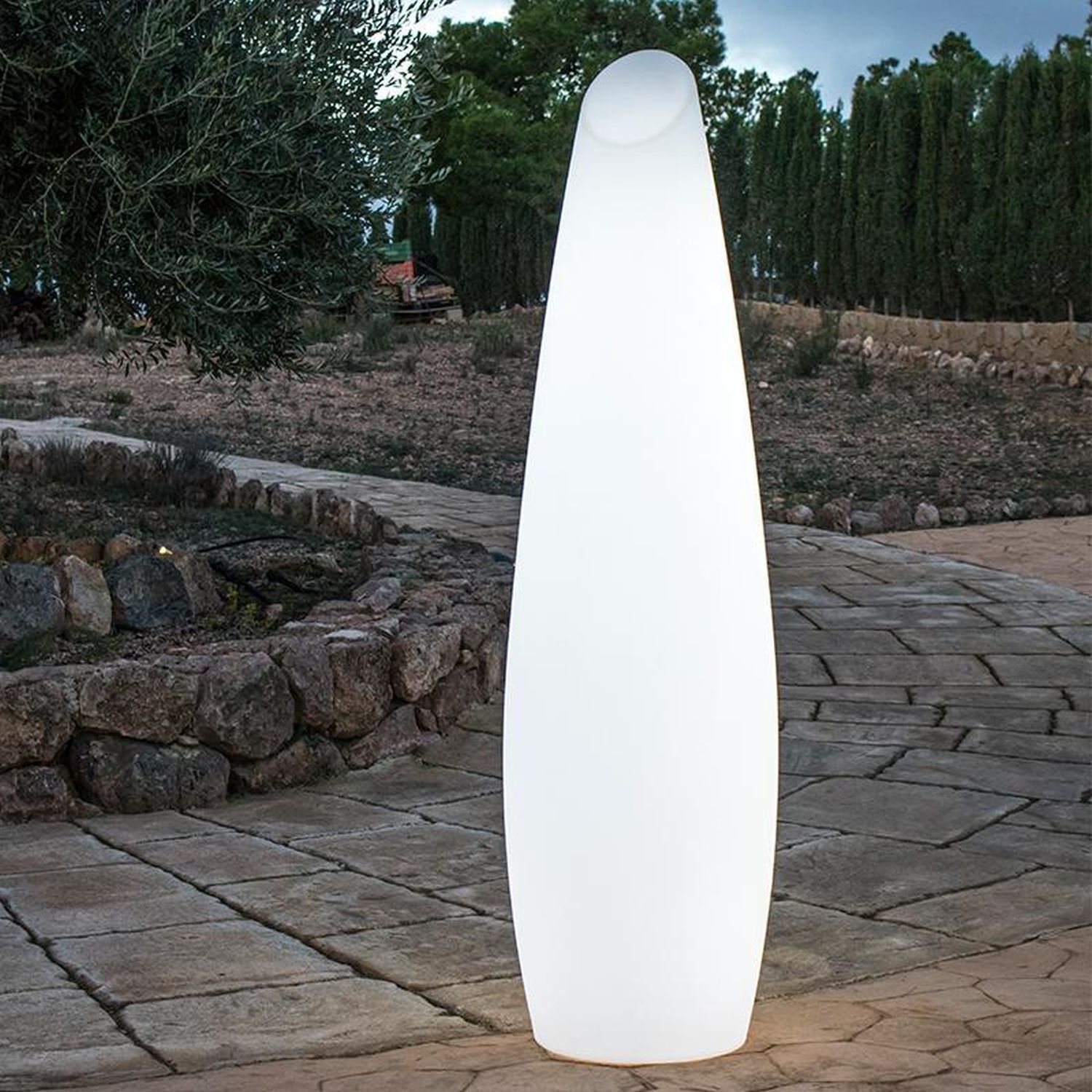 LED Dekolampe außen mit Stecker Kabel 170 cm IP65 2700 K