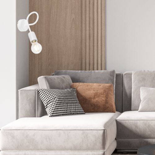 Wandleuchte Weiß flexibel Modern Metall Lampe