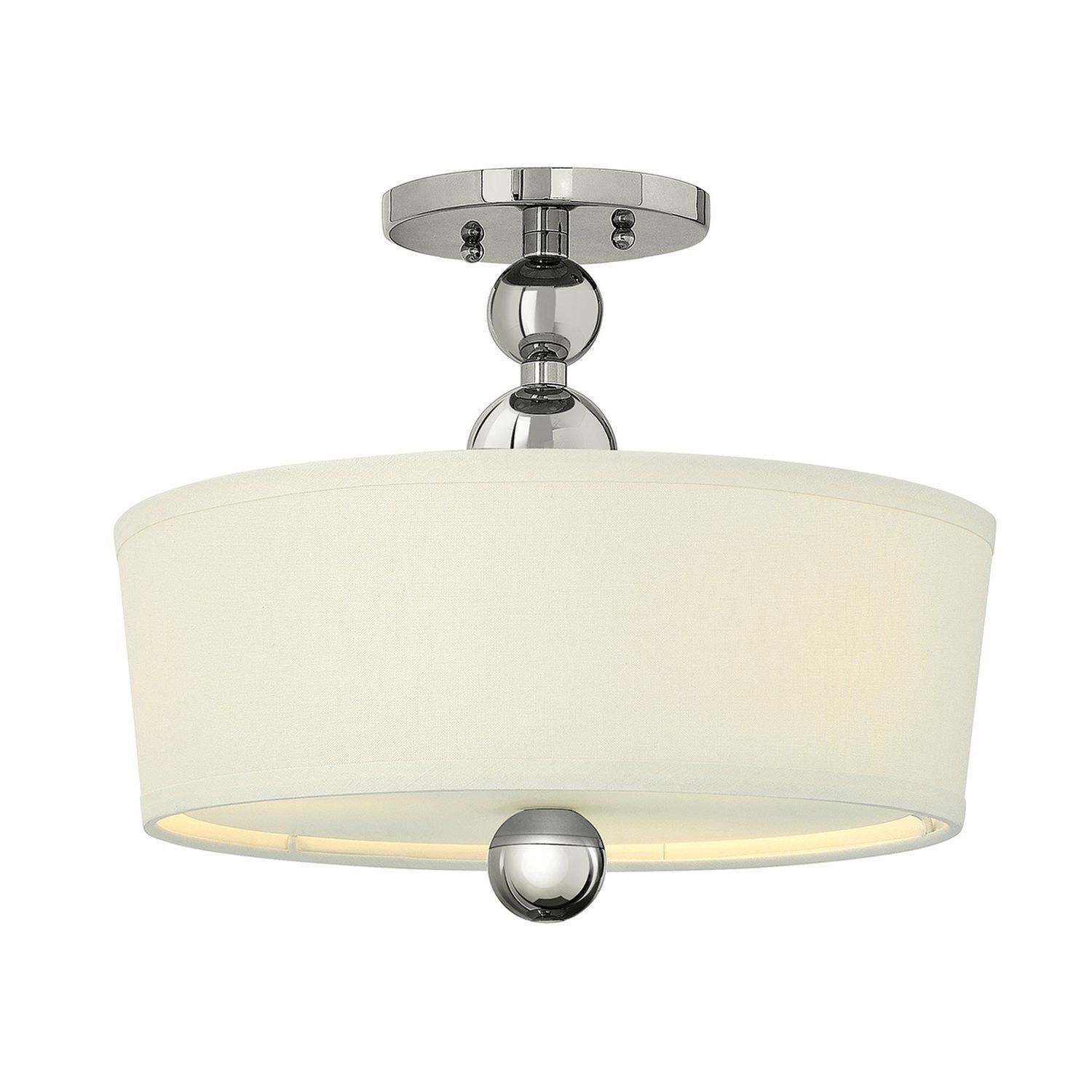 Deckenleuchte ROMINA in Nickel 3-flmg Ø38cm Lampe