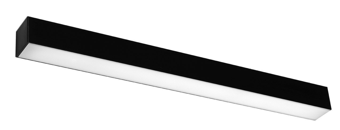 LED Wandlampe innen 67 cm Schwarz 3000 K 2080 lm