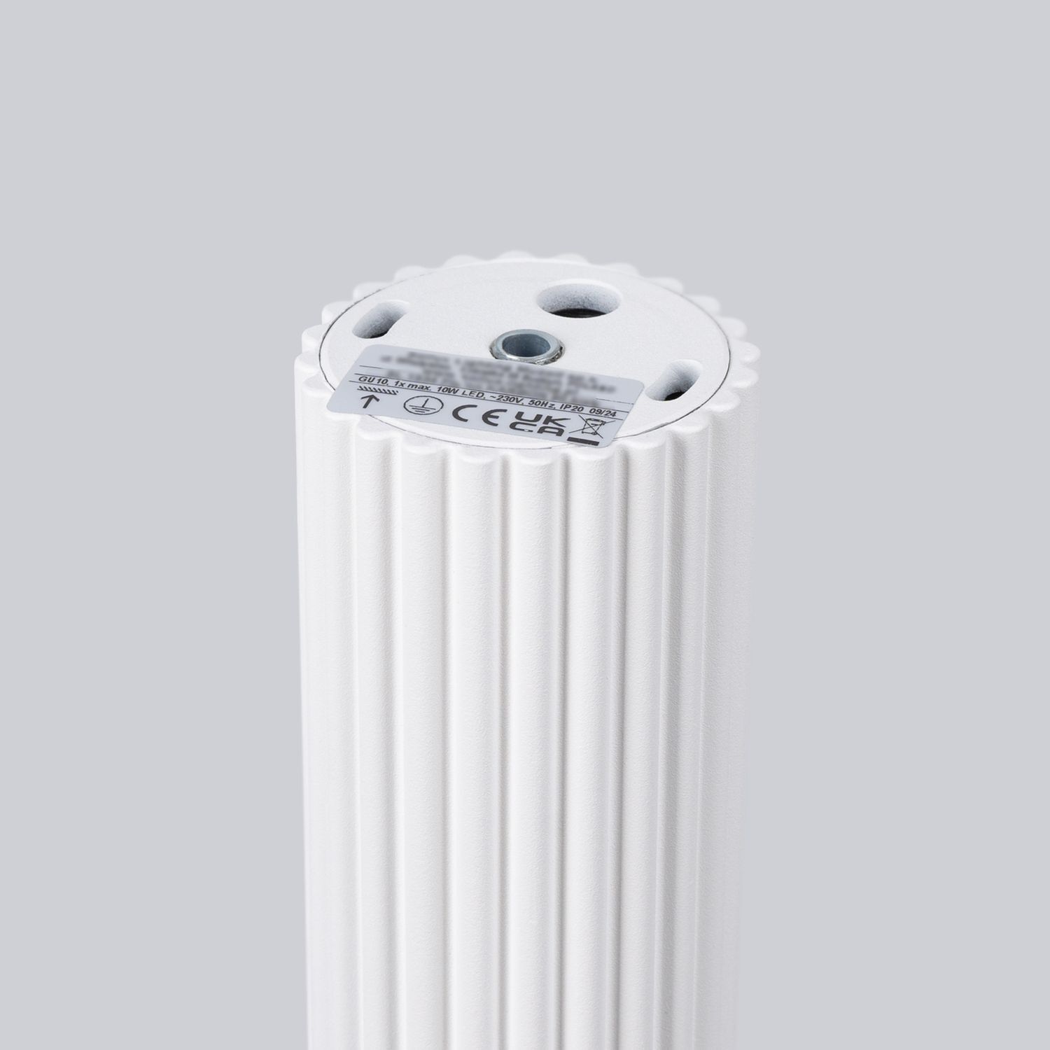 Spot Lampe Decke Weiß GU10 Ø 6,5 cm H: 40 cm Aluminium
