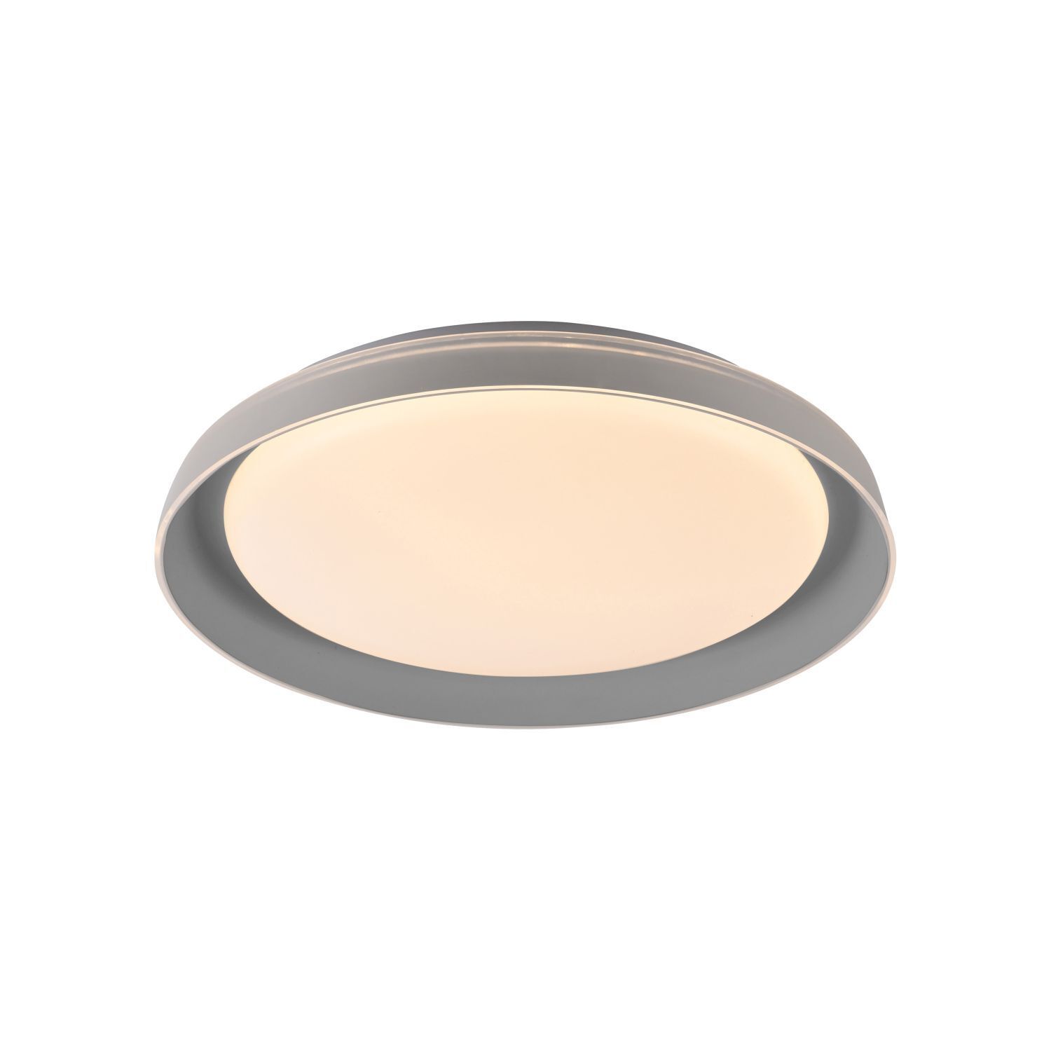 Blendarme LED Deckenlampe Grau Ø43 cm 2630 lm dimmbar