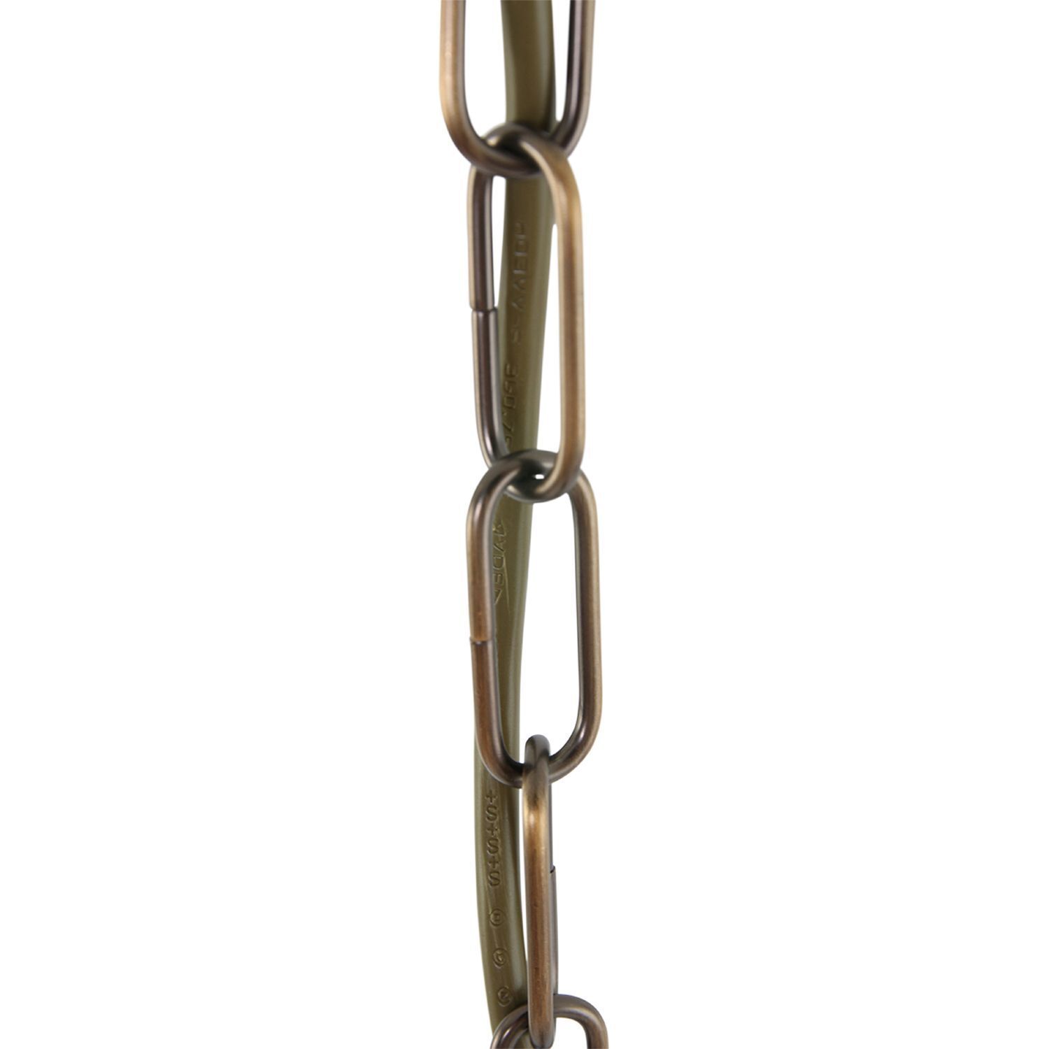 Hängelampe Glas Metall in Bronze B:23 cm E14 elegant