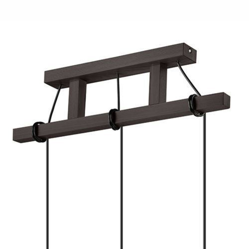 Pendelleuchte AMIDA Braun Modern lang Esstisch