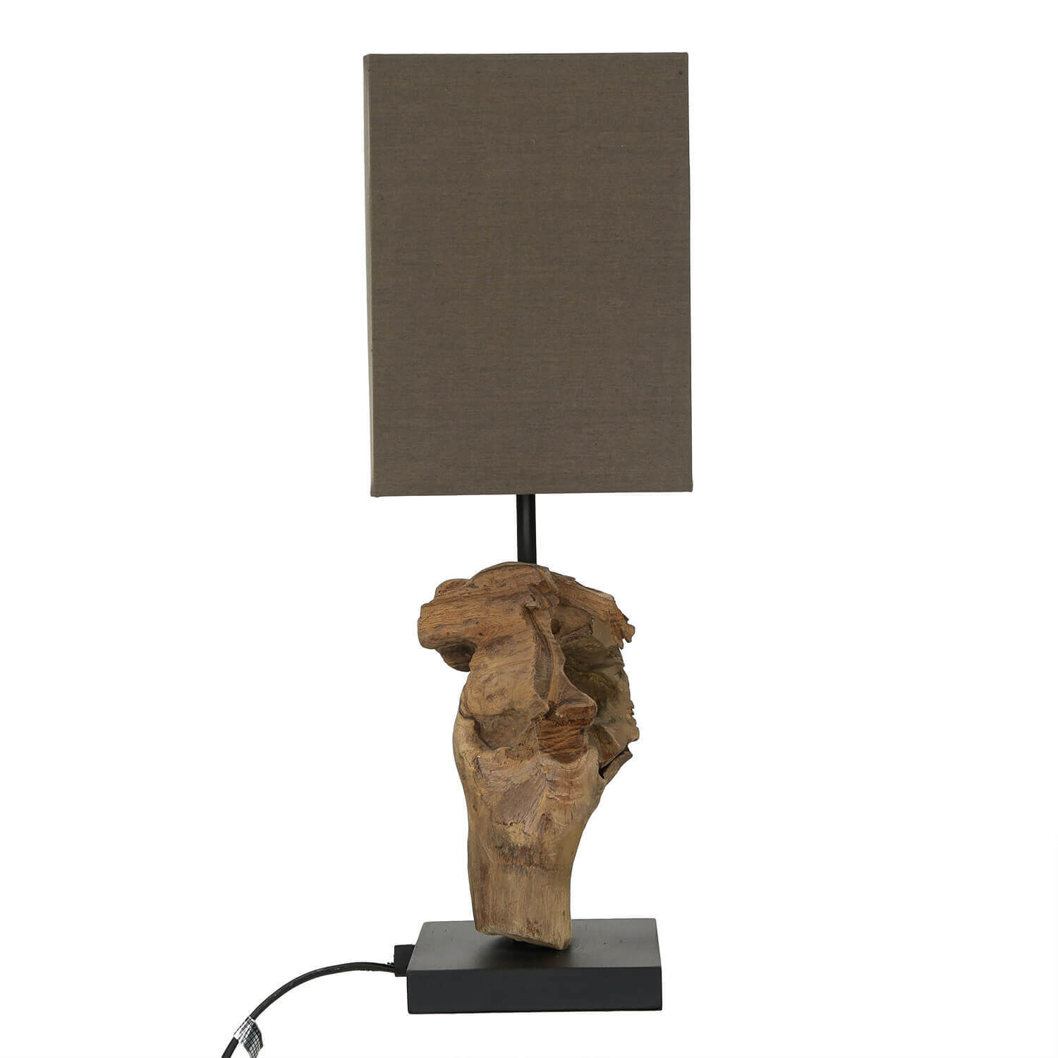 Tischleuchte Modern kunstvoll 45cm Tischlampe Natur