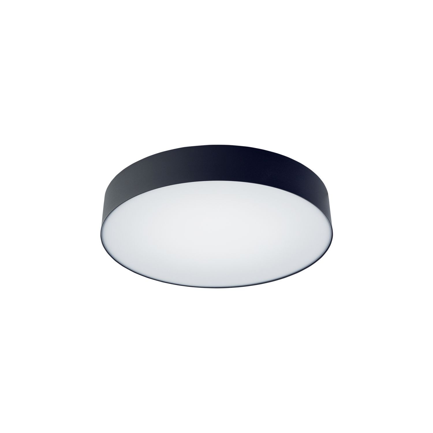 Deckenlampe 3-flammig Schwarz E14 Ø 40,5 cm rund