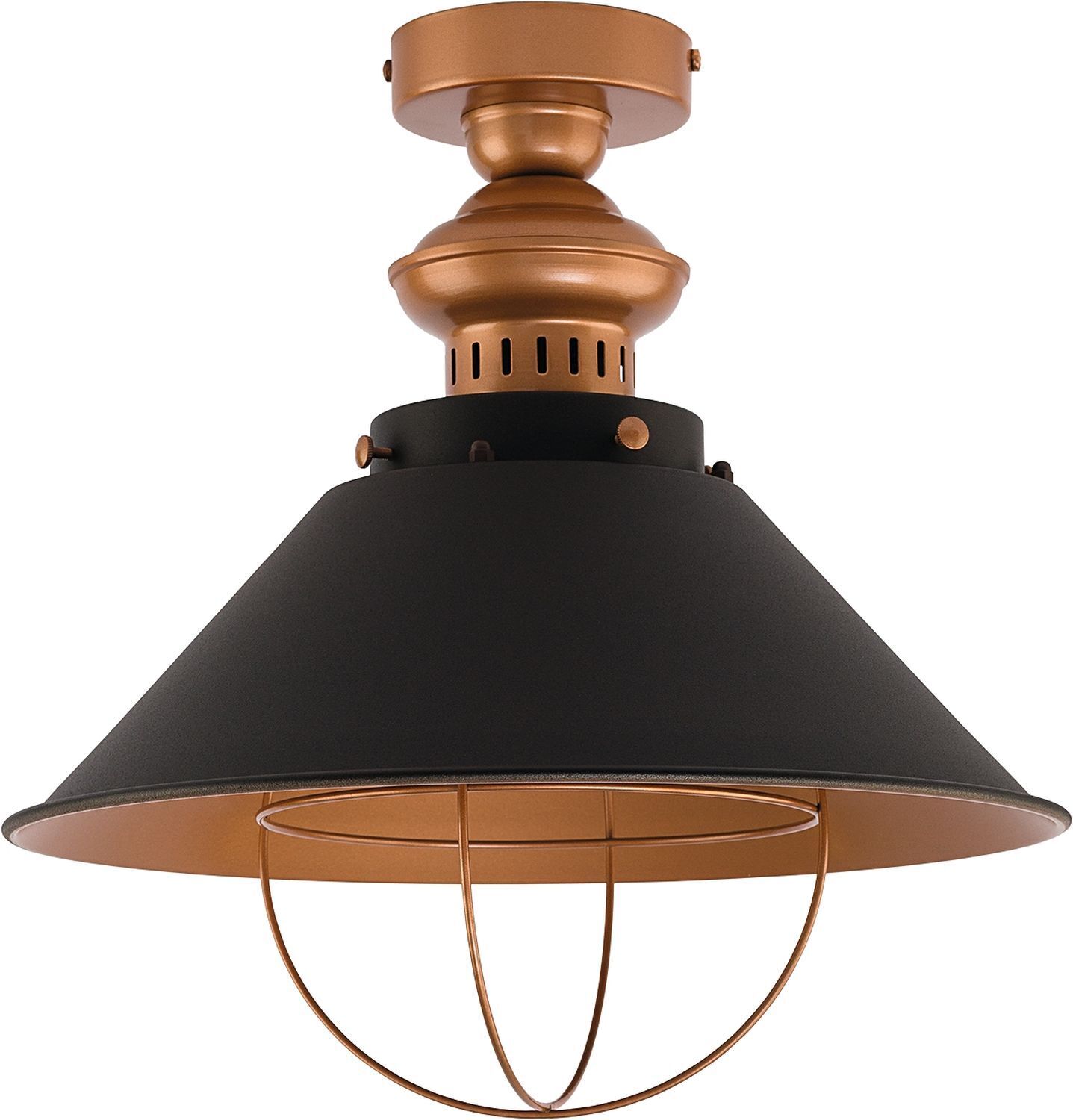 Deckenlampe Kupfer Schwarz