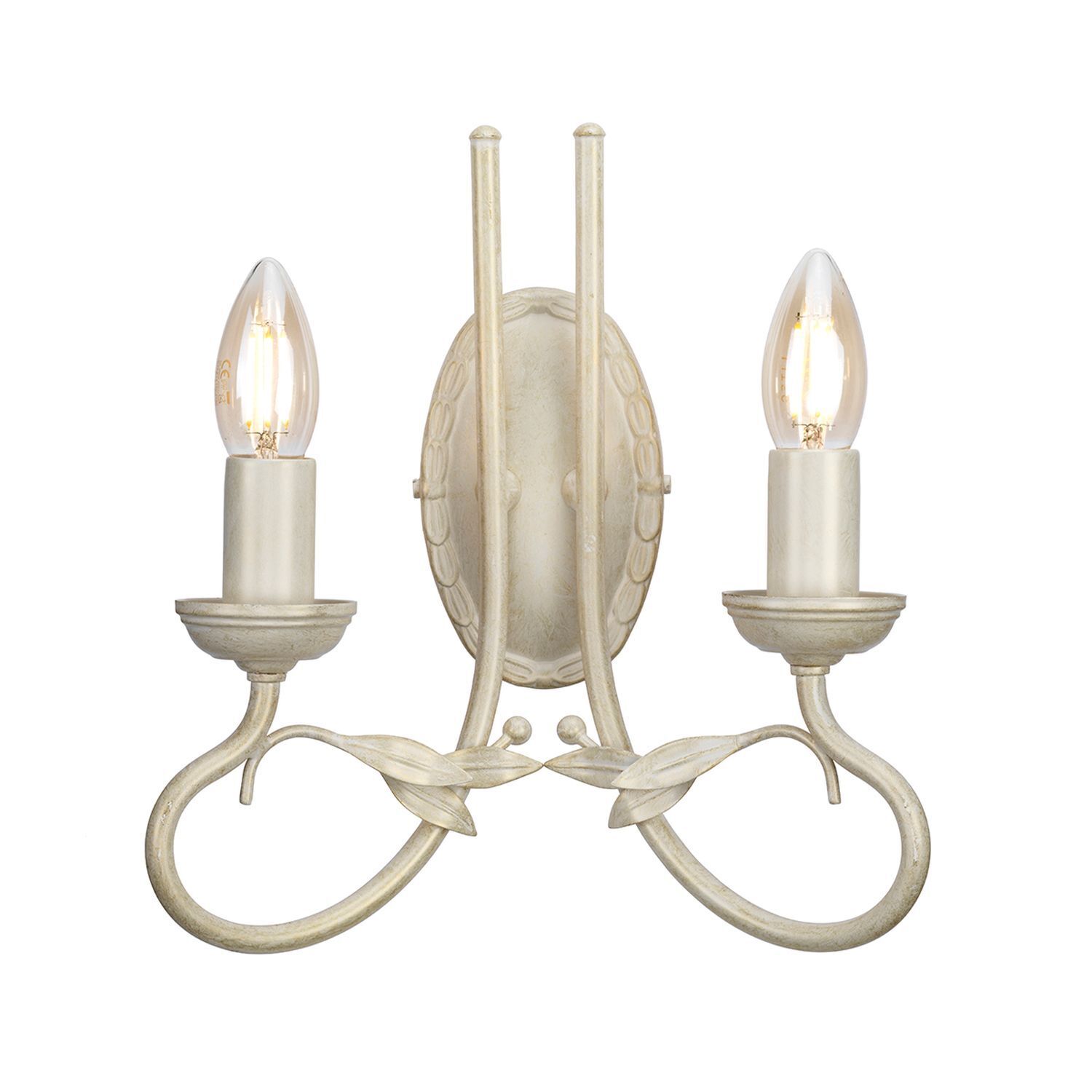 Wandleuchte GOTICA 6 Creme 2xE14 Design Lampe