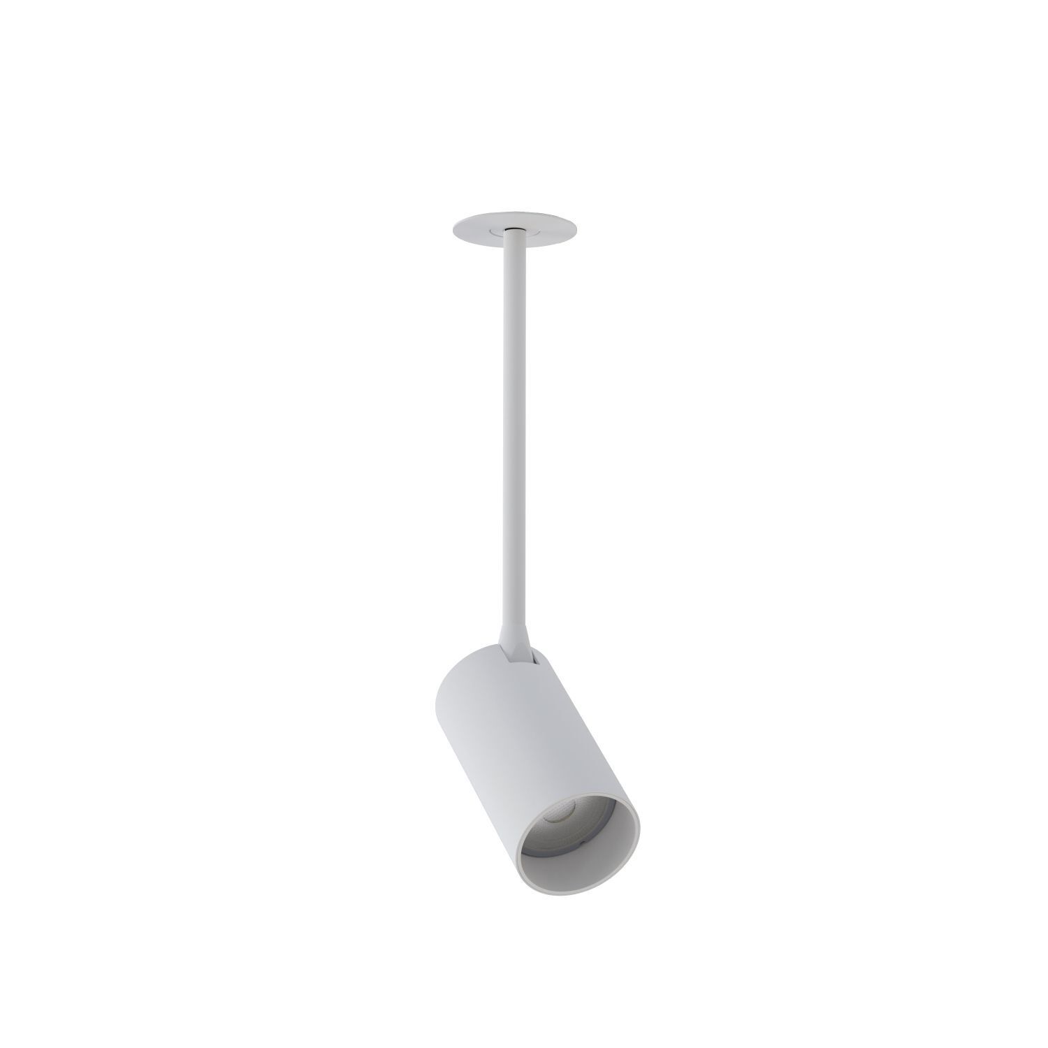 Spot Lampe Decke Einbau verstellbar GU10 H: 23-29 cm Weiß