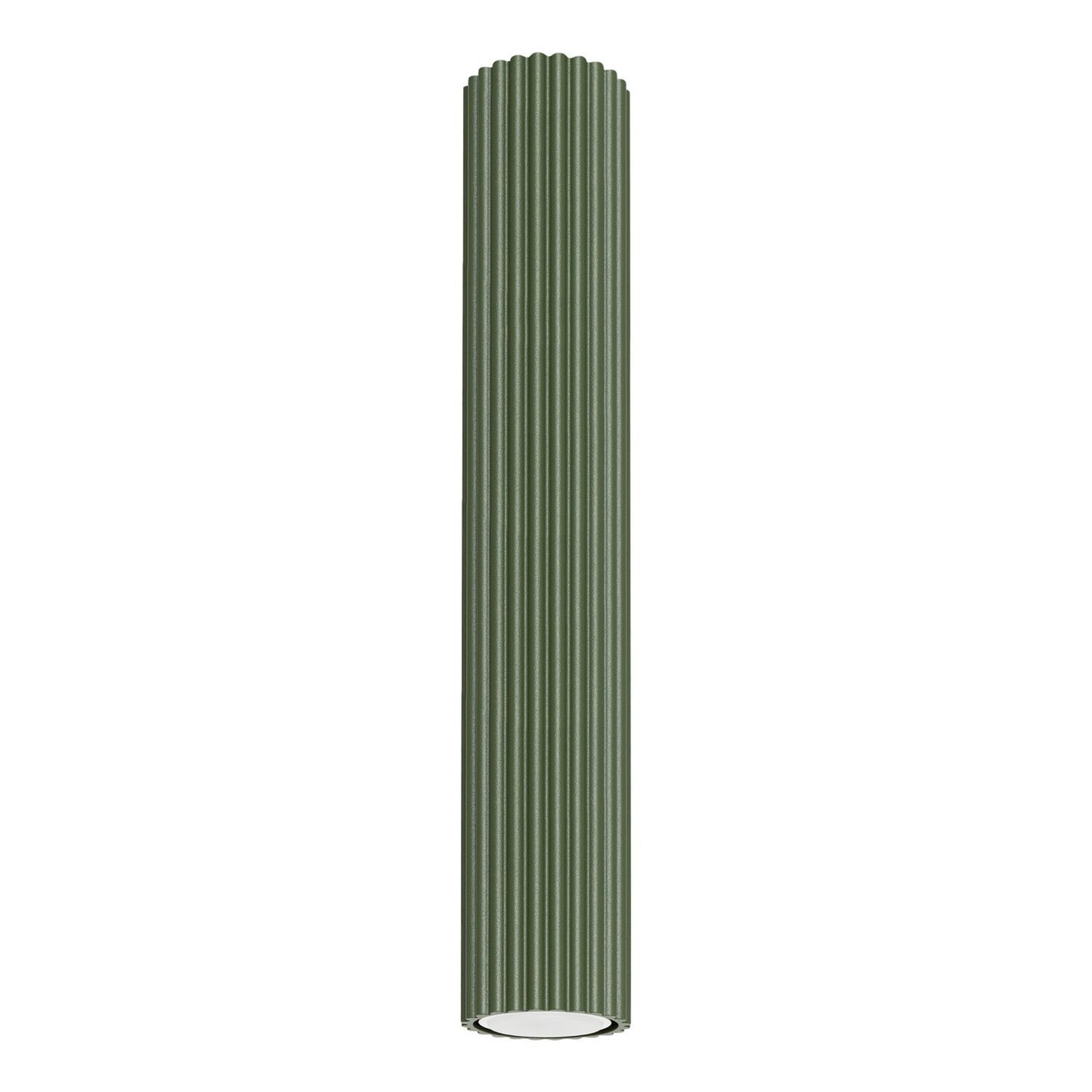 Deckenspot Aufputz GU10 Ø 6,5 cm H: 40 cm schmal Grün