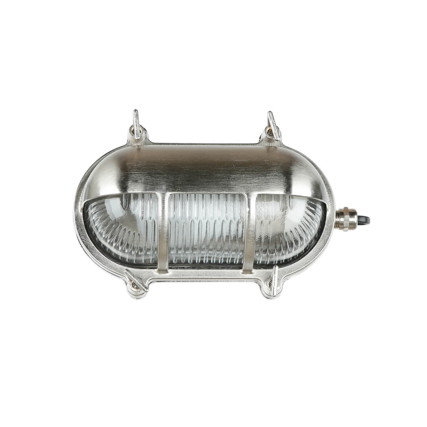 Wetterfeste Wandlampe SKIATHOS Nickel Maritim IP64