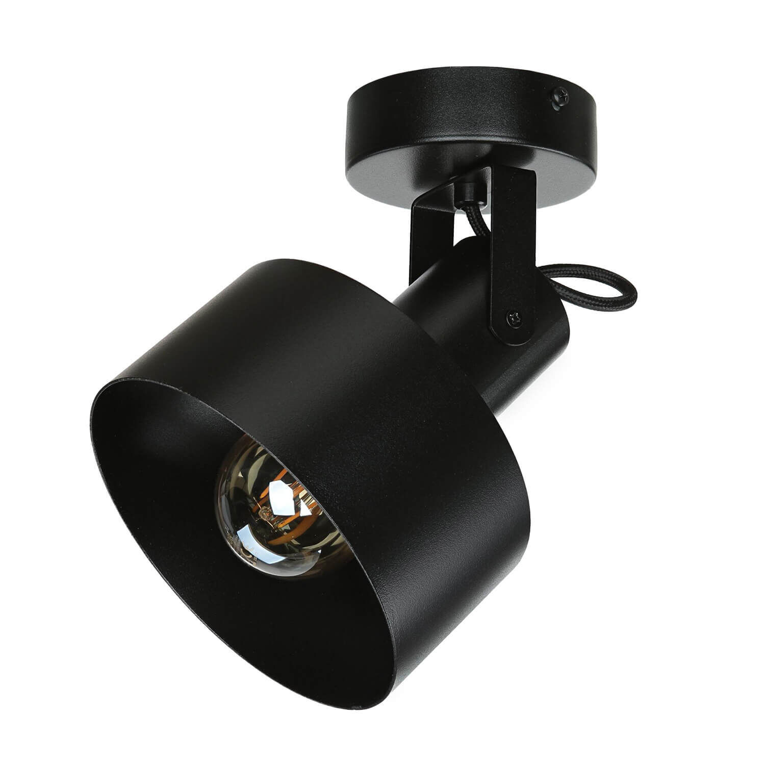 Besondere Spot Lampe Rif verstellbar Schwarz