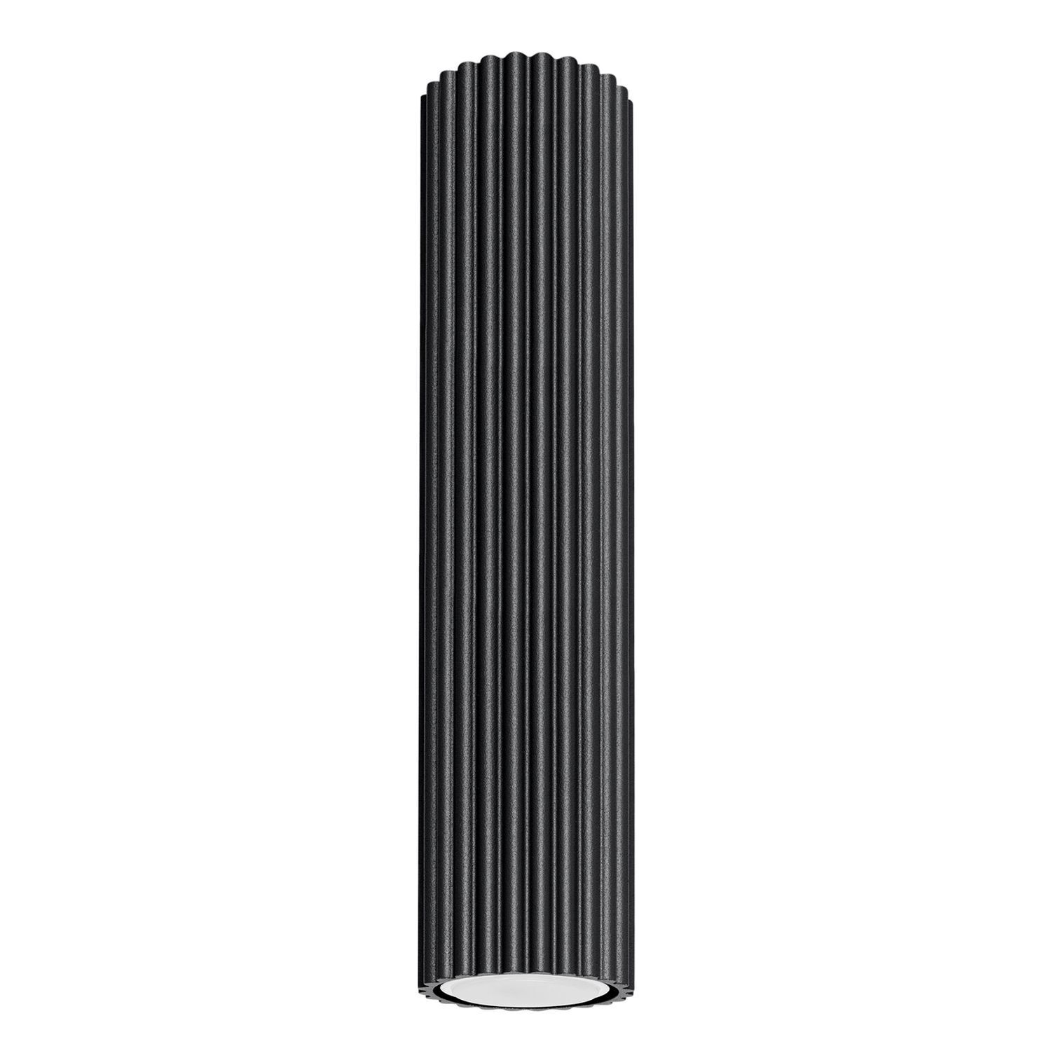 Spot Lampe Decke Schwarz Ø 6,5 cm H: 30 cm GU10 Aufputz