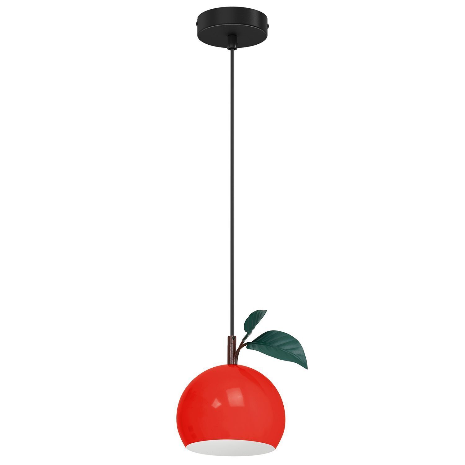 Deckenleuchte Kinderzimmer Apfel Ø 17 cm Metall Rot