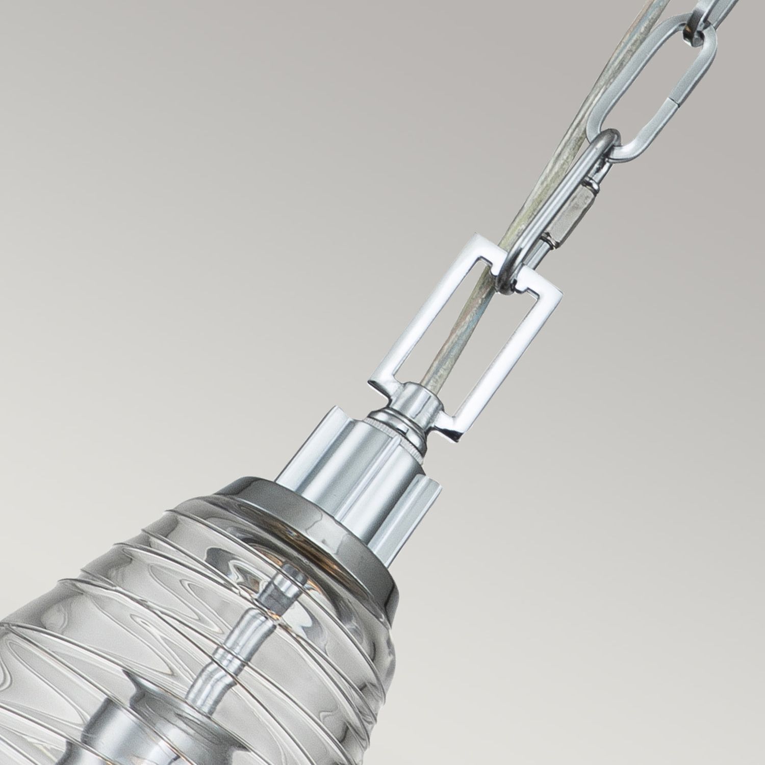 Hängelampe Glas Metall E27 D: 29,5 cm rund FREJA