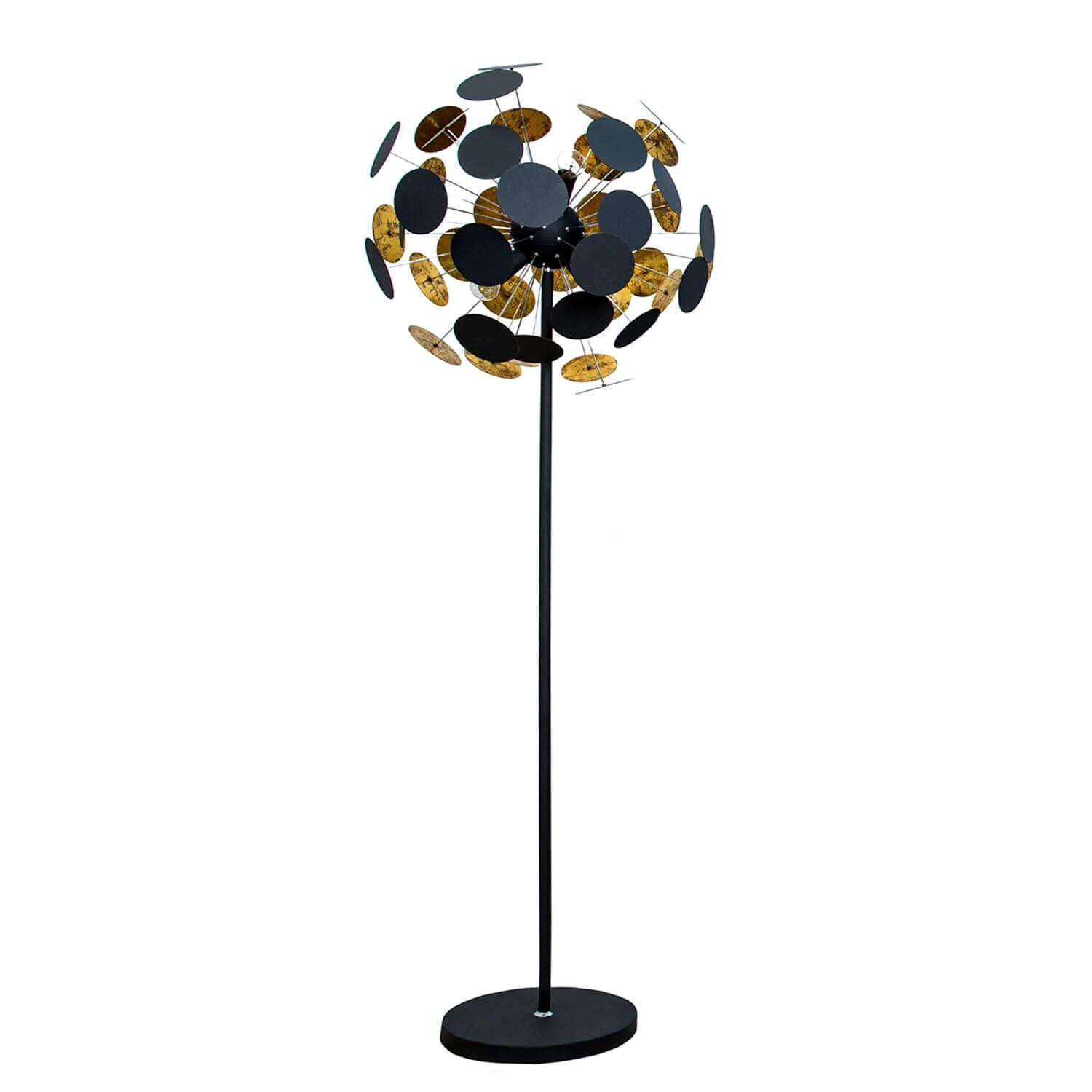 extravagante Stehlampe Modern Design Kugel 170cm