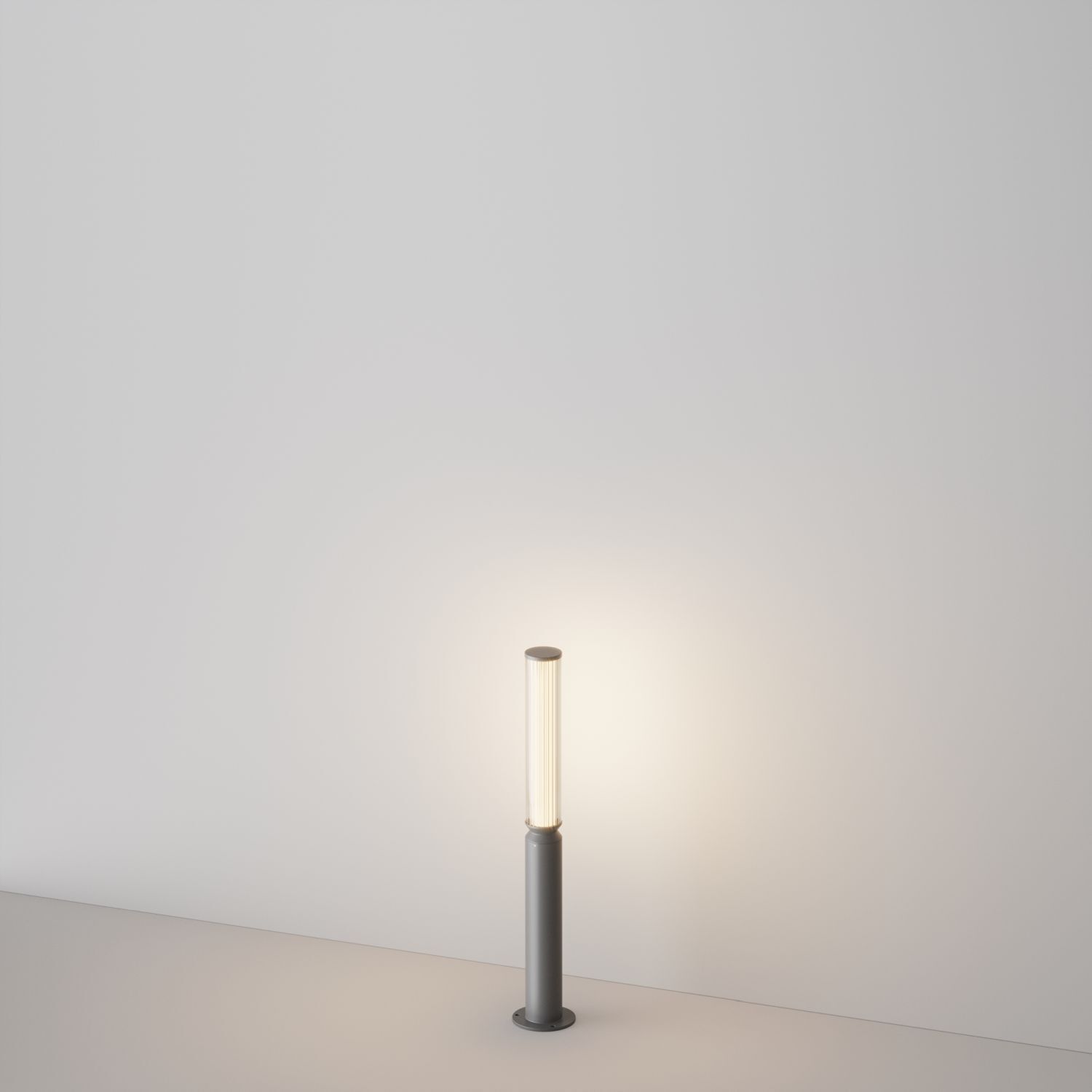 LED Pollerleuchte Glas Aluminium IP65 750 lm 78,5 cm