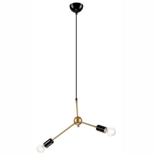 Pendelleuchte Esstisch in Gold Metall Wohnzimmer