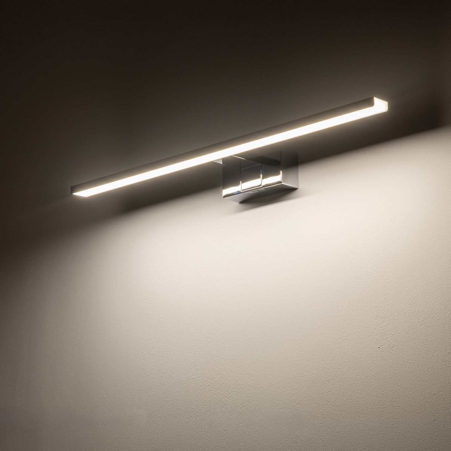 Spiegelleuchte LED Chrom IP44 3000 K 900 lm Aluminium
