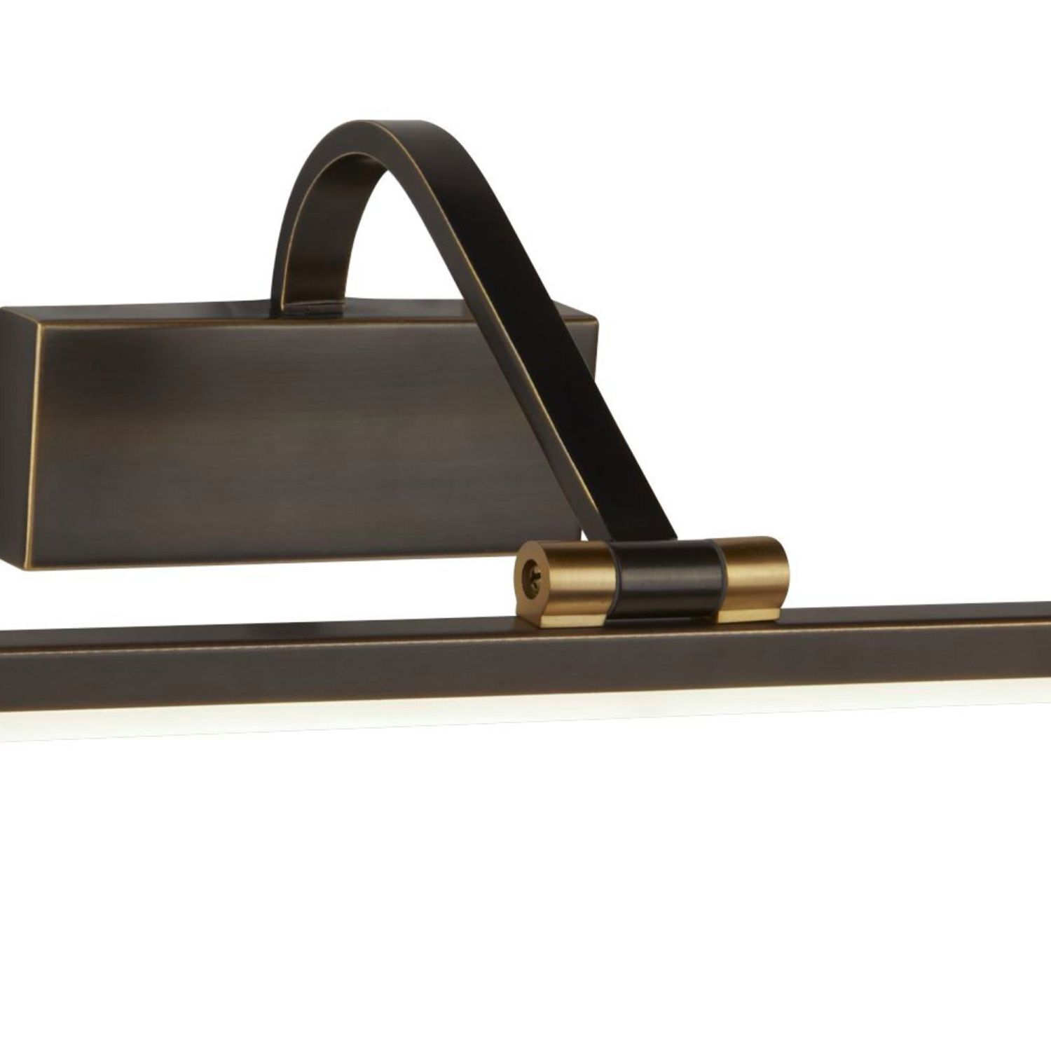 Bilderlampe LED in Schwarz-Gold Antik 3000 K 679 lm B: 51 cm