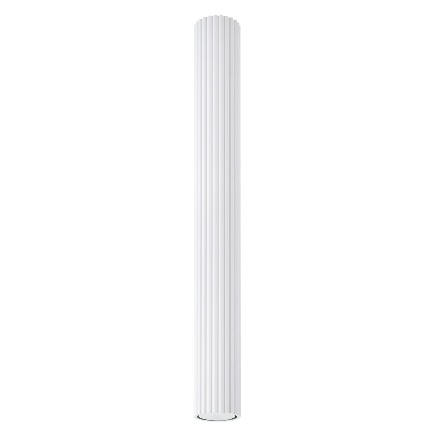 Deckenspot Weiß Ø 6,5 cm 60 cm hoch GU10 Aufputz Aluminium