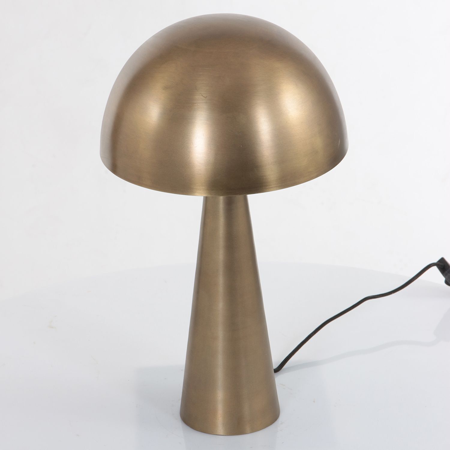 Tischlampe indirekt Metall in Bronze 42 cm E27 stylisch