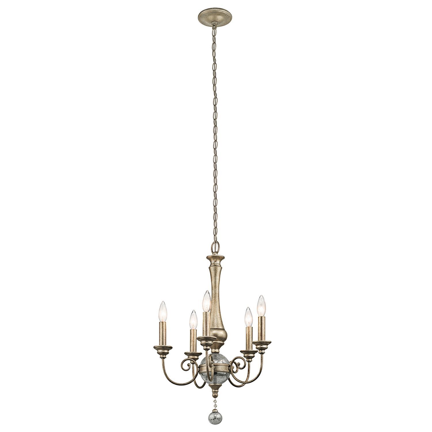 Kronleuchter CANDELA 13 in Silber Gold Lampe