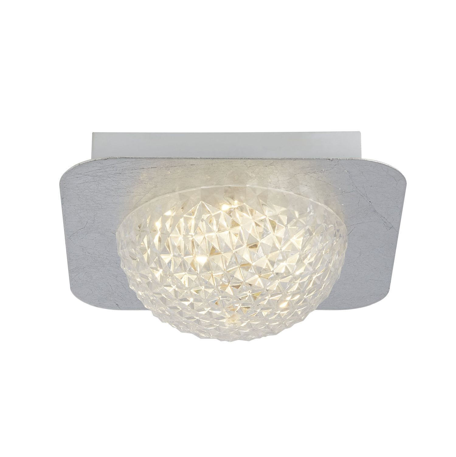 LED Einbauspot in Silber Metall B:18 cm 600 lm Decke