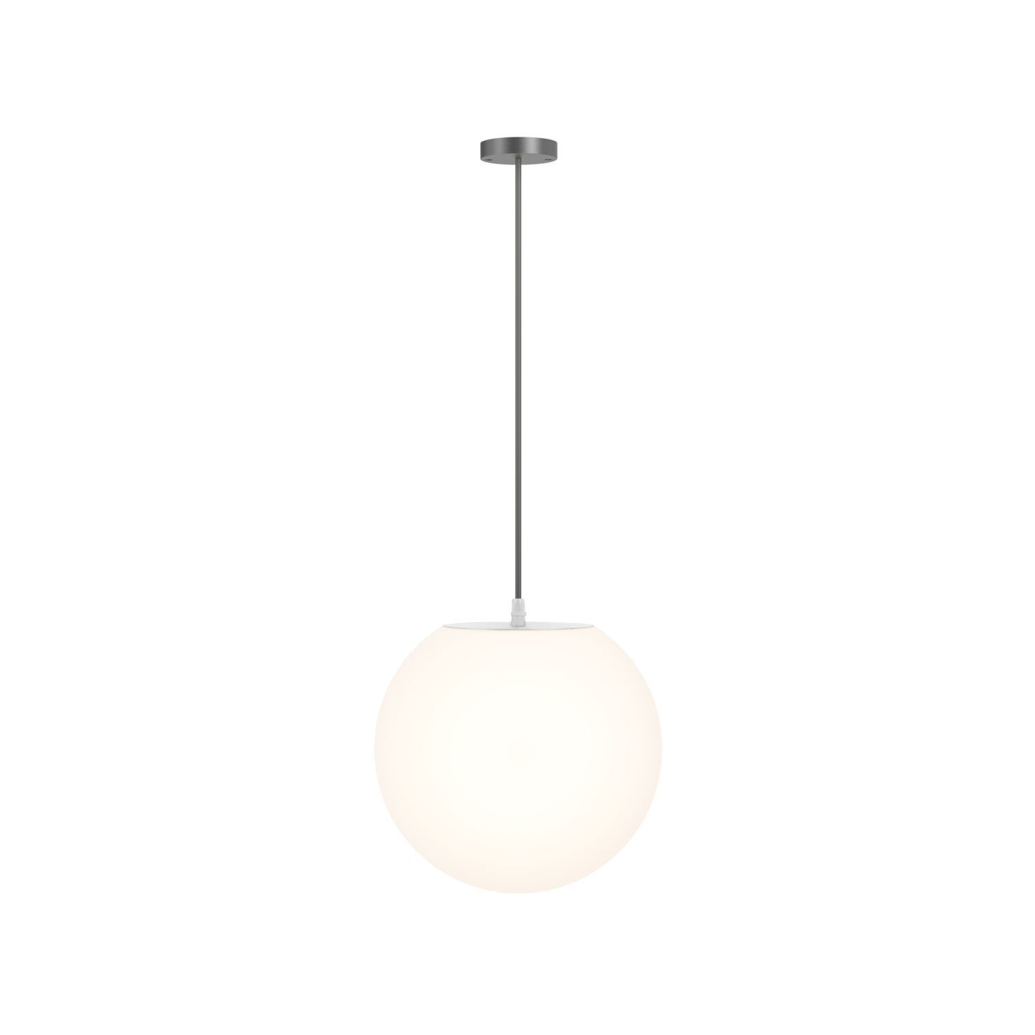 Außenlampe rund Ø 30 cm H: max. 150 cm IP54 Grau Weiß