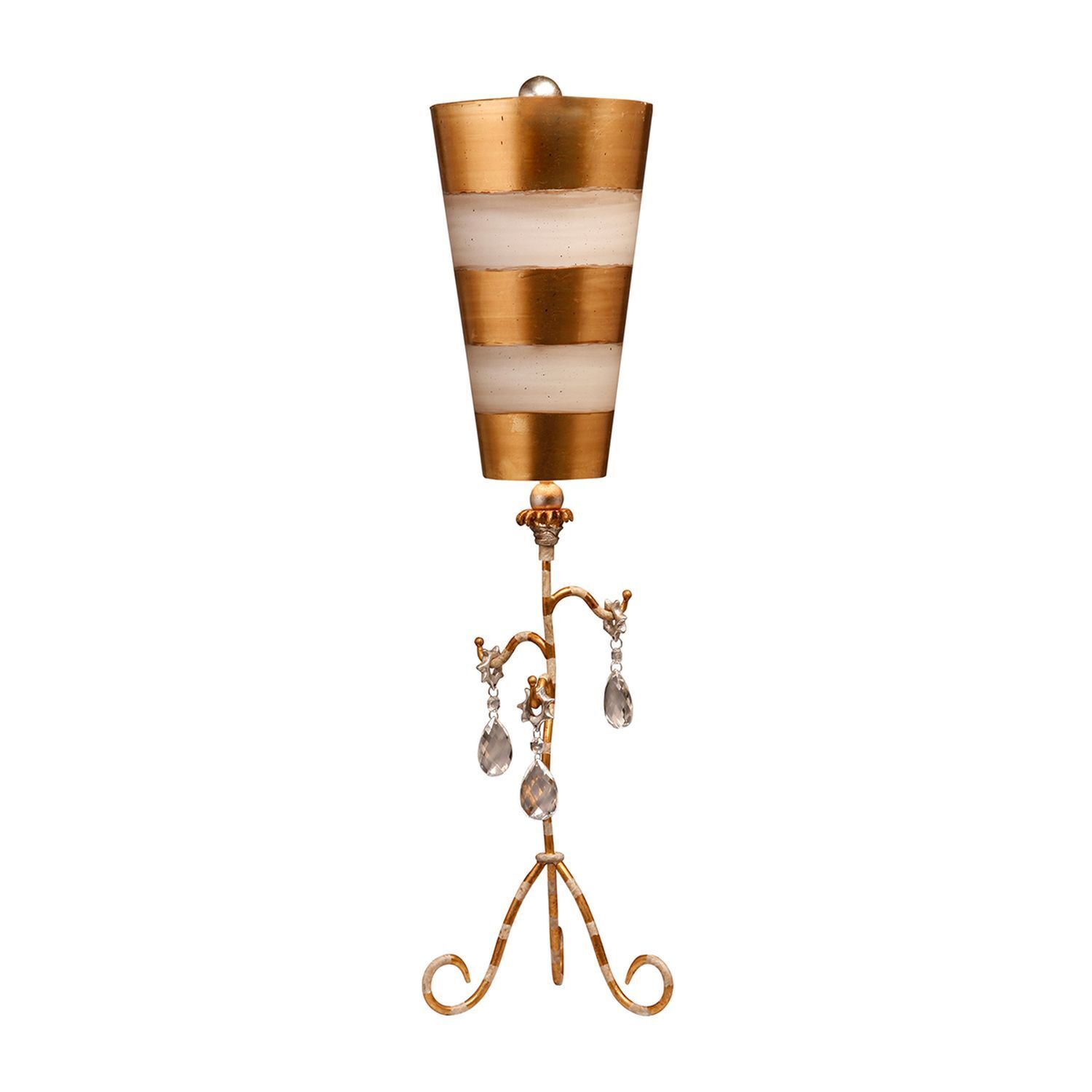 Tischlampe VICA in Gold Ø29cm H:97cm Bodenleuchte