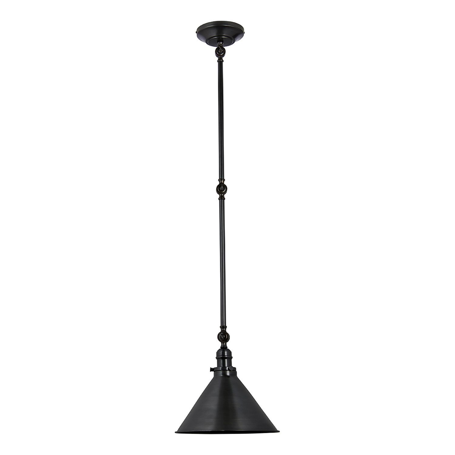 Deckenleuchte ISMENE in Bronze kürzbar Ø30cm Lampe