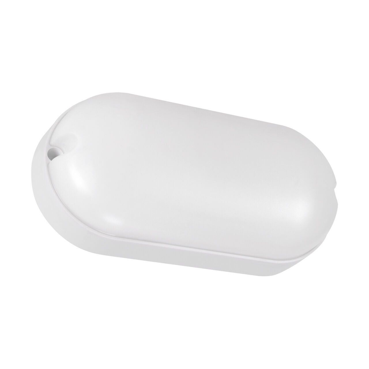 LED Außenleuchte Decke IP65 Weiß oval blendarm