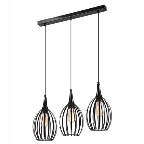 Pendelleuchte Schwarz Metall Esszimmer Lampe