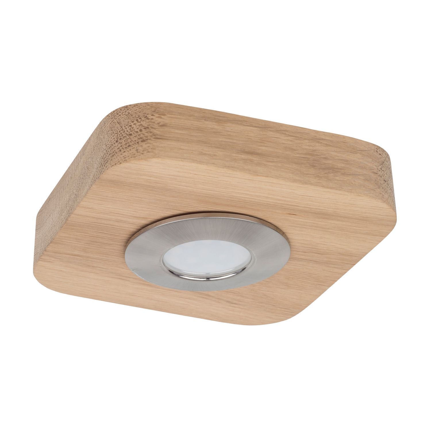 Moderne LED Deckenleuchte Holz Metall 5W kompakt