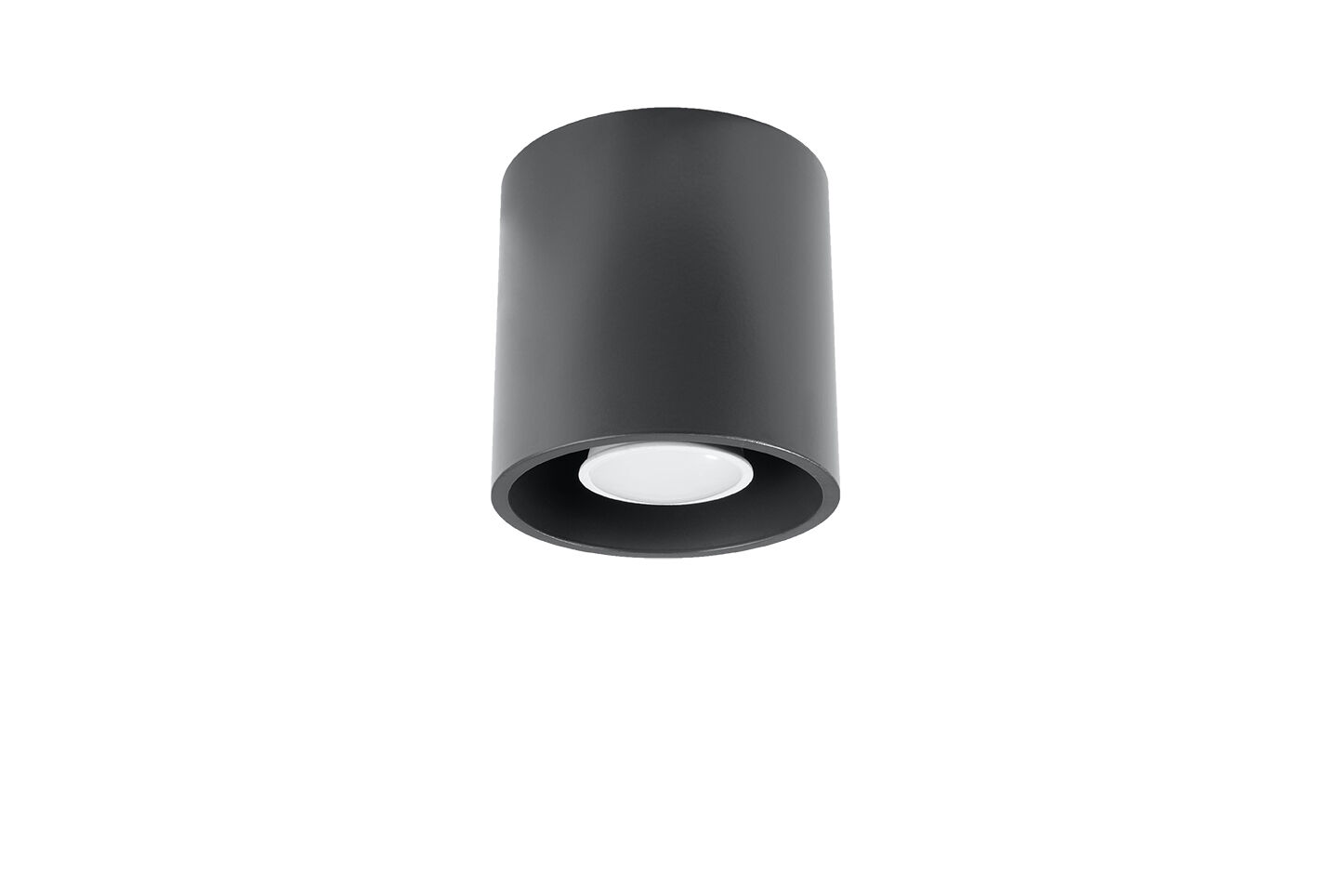 Metall Deckenlampe Anthrazit Ø10cm H:10cm klein G9