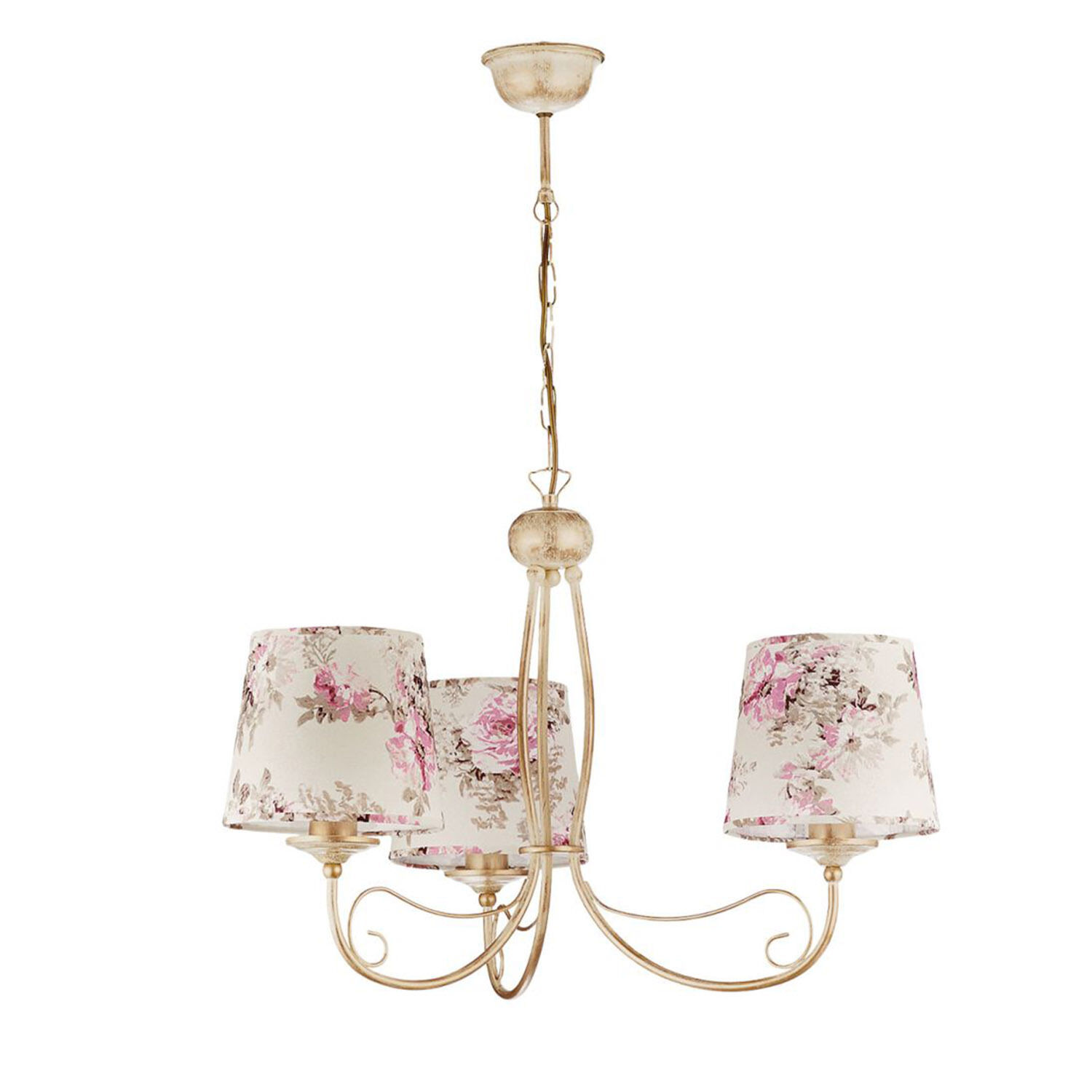 Kronleuchter floral Shabby Lampe Esstisch CRINE