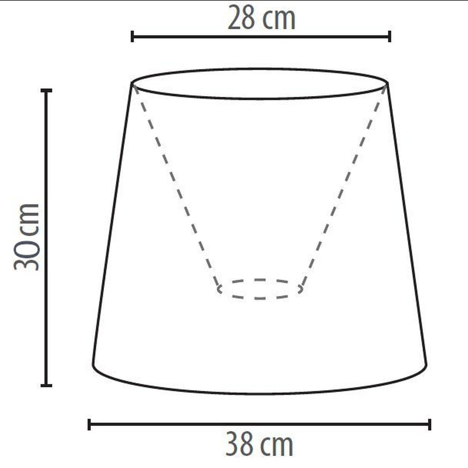 Stoff Lampenschirm Creme Weiß Stehlampe groß E27