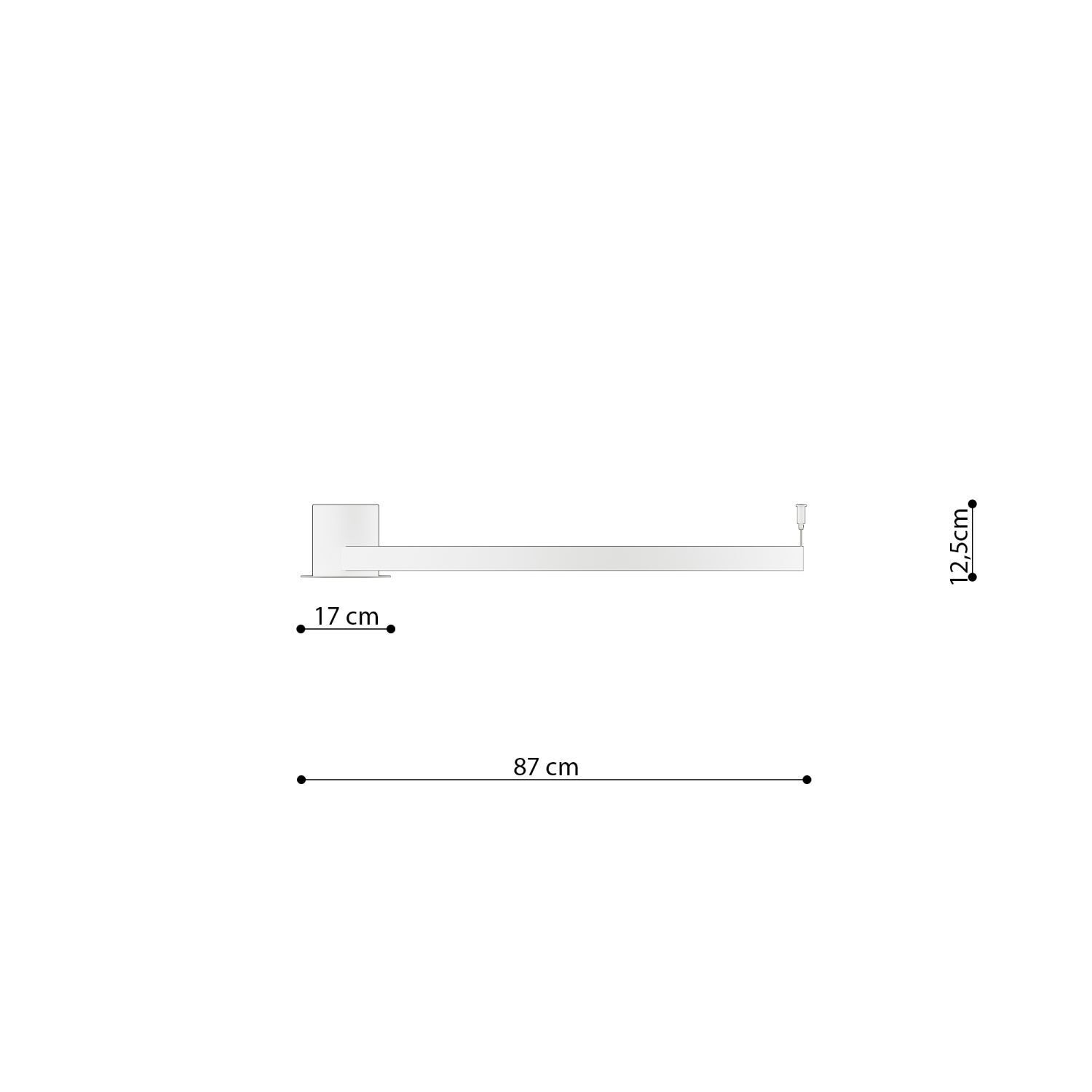 Ring Deckenlampe LED Modern Design Ø 78 cm 3000 K 5520 lm