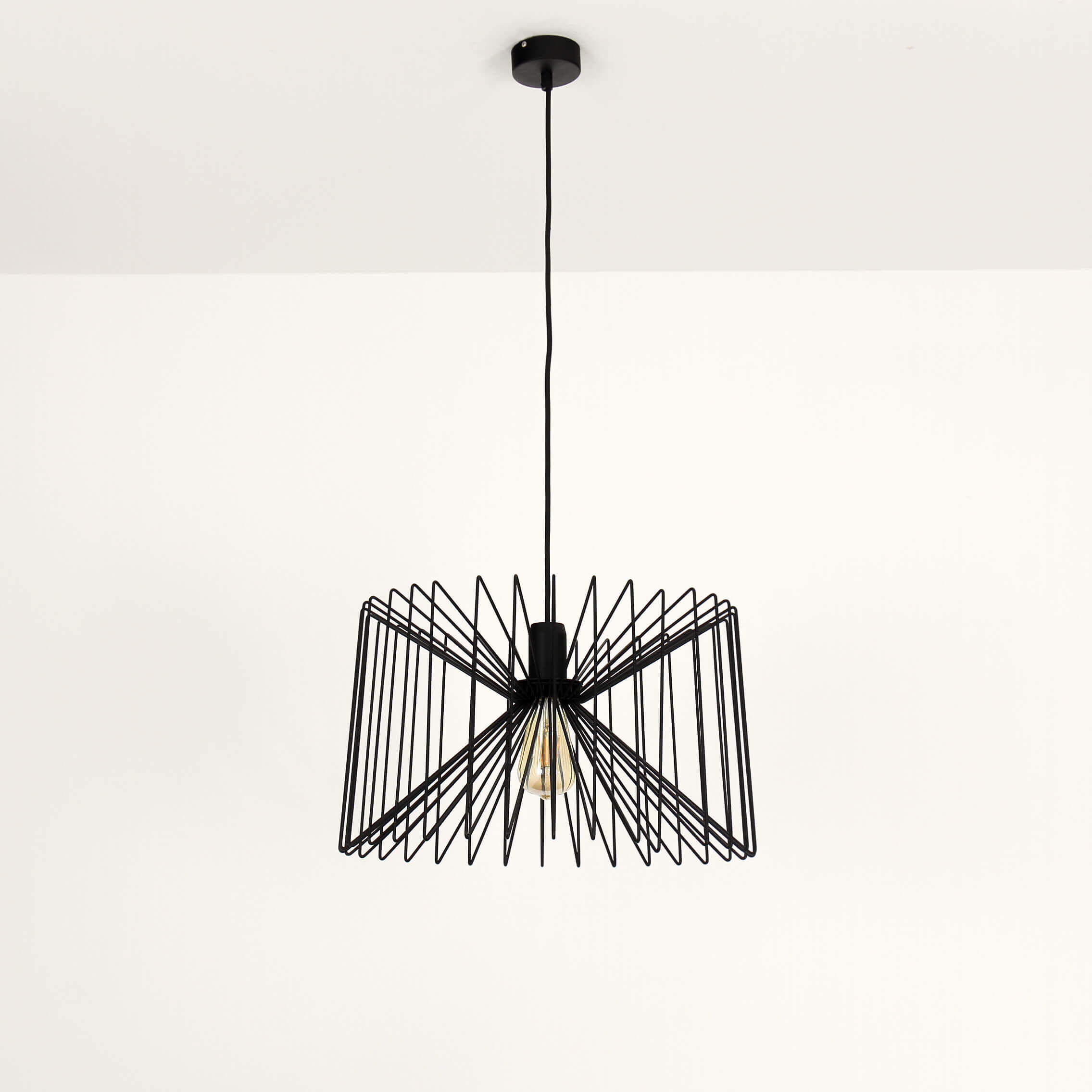 Moderne Pendelleuchte NESS schwarz