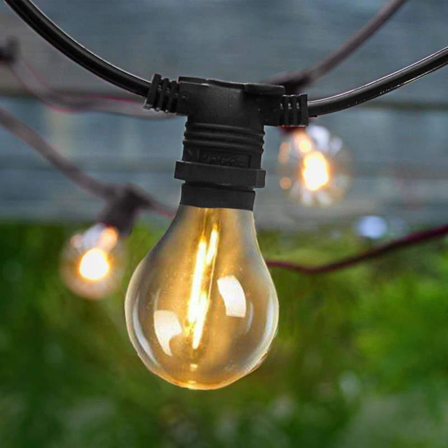 LED Girlande außen Farbwechsel Fernbedienung Stecker 5m