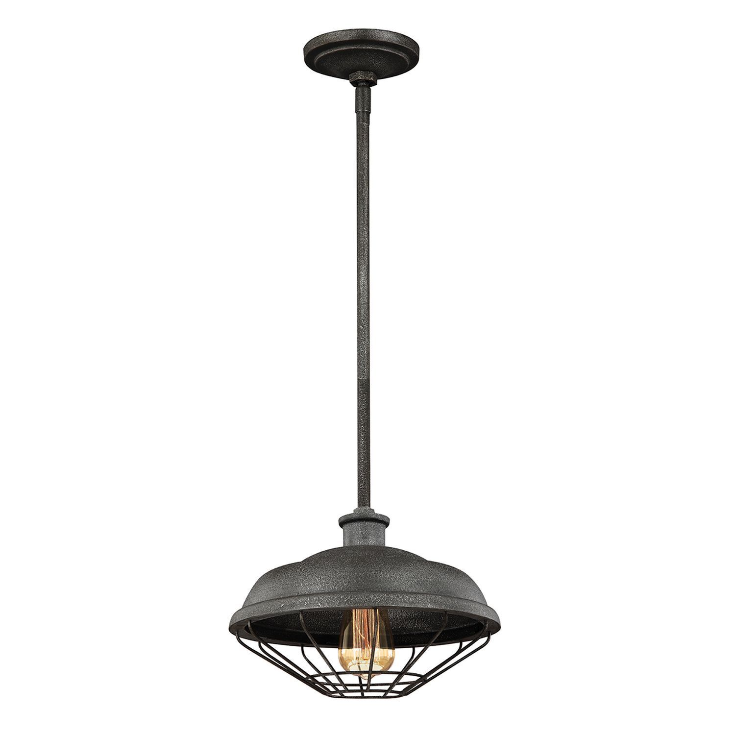 Deckenlampe ALVER Anthrazit Ø30cm kürzbar Lampe